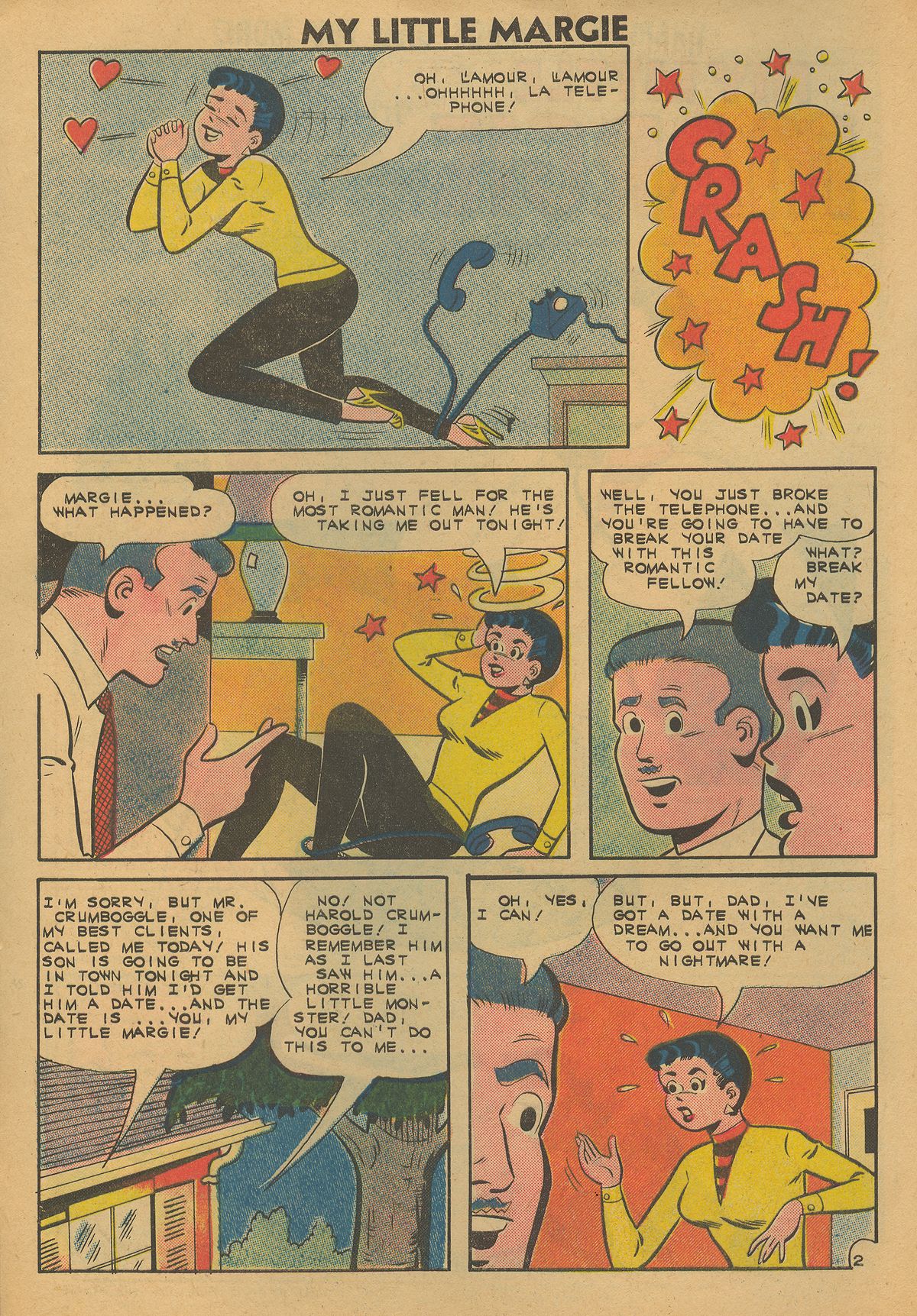 Read online My Little Margie (1954) comic -  Issue #40 - 4