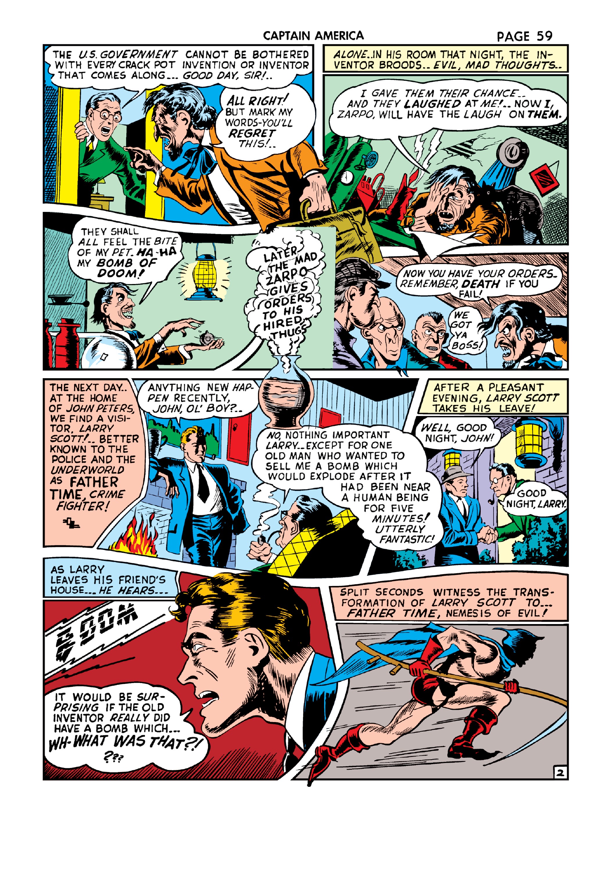 Read online Marvel Masterworks: Golden Age Captain America comic -  Issue # TPB 3 (Part 1) - 67