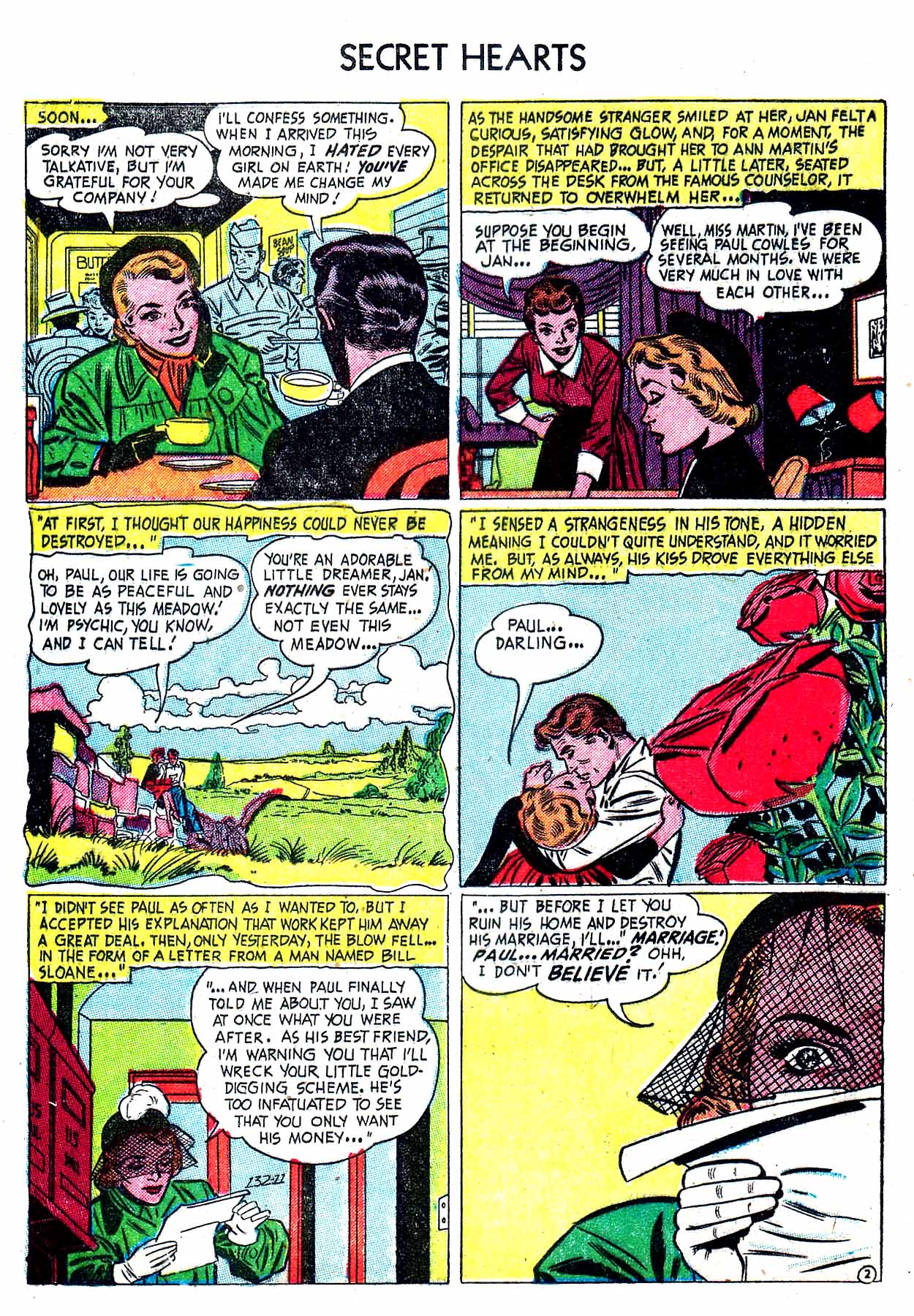 Read online Secret Hearts comic -  Issue #8 - 12
