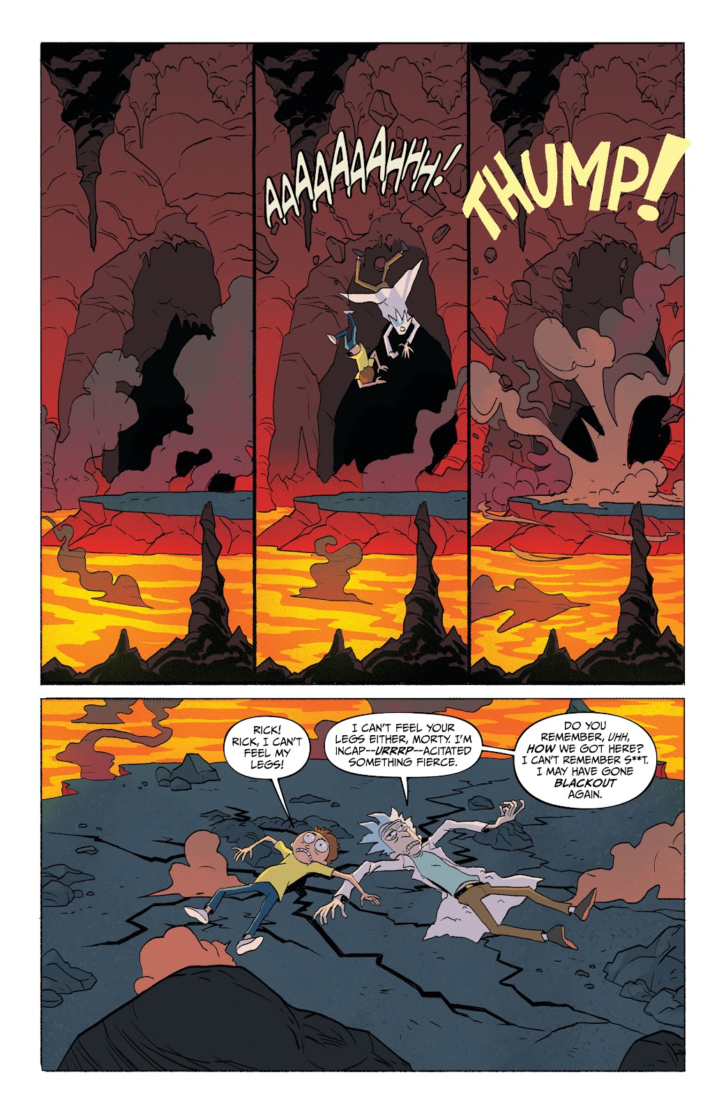 rick morty online on Read Online Rick And Morty Go To Hell Comic Issue 1