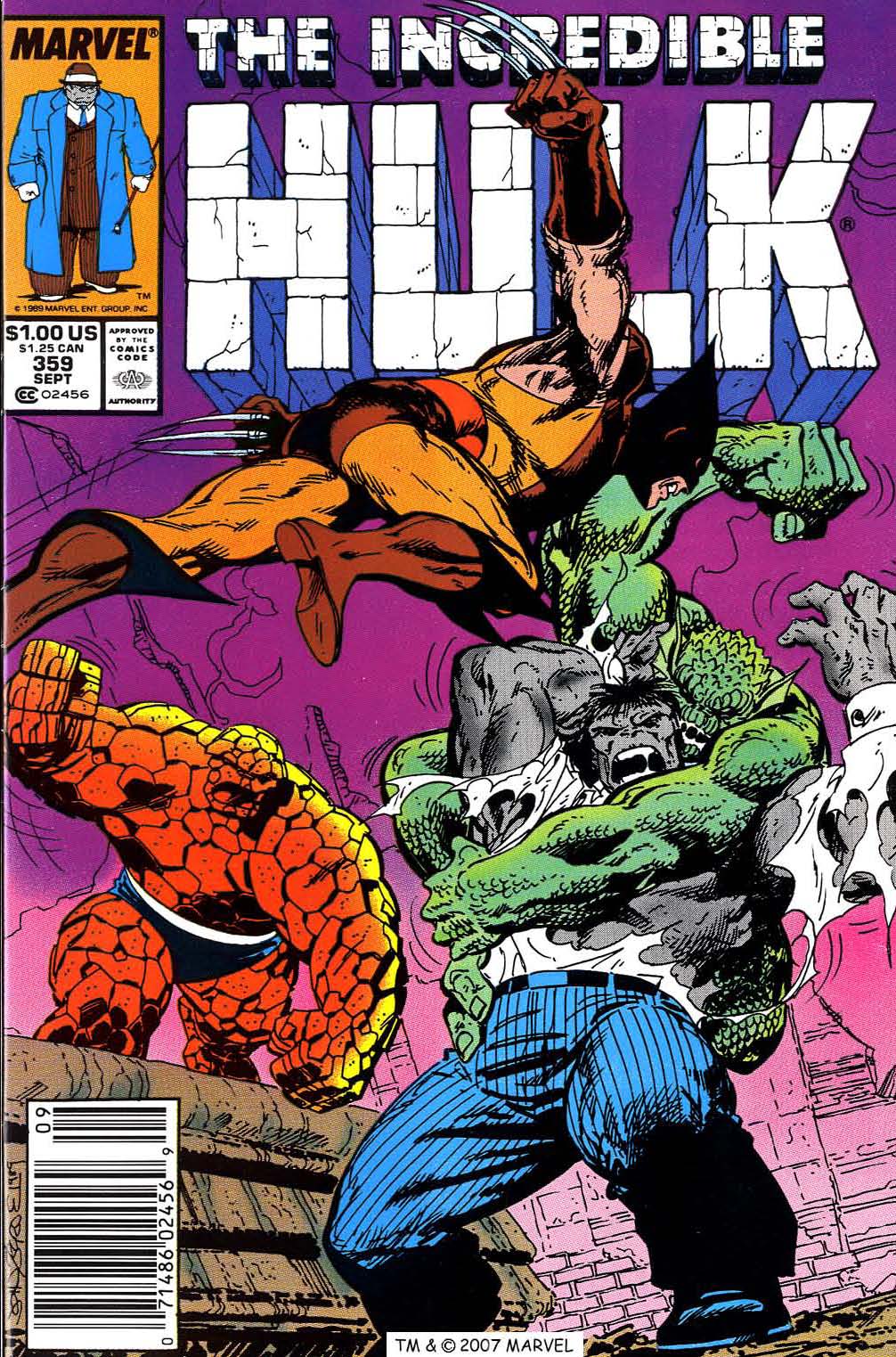 Read online The Incredible Hulk (1968) comic -  Issue #359 - 1