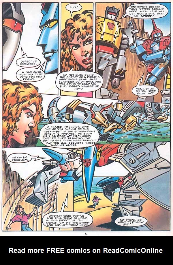 Read online The Transformers (UK) comic -  Issue #75 - 4