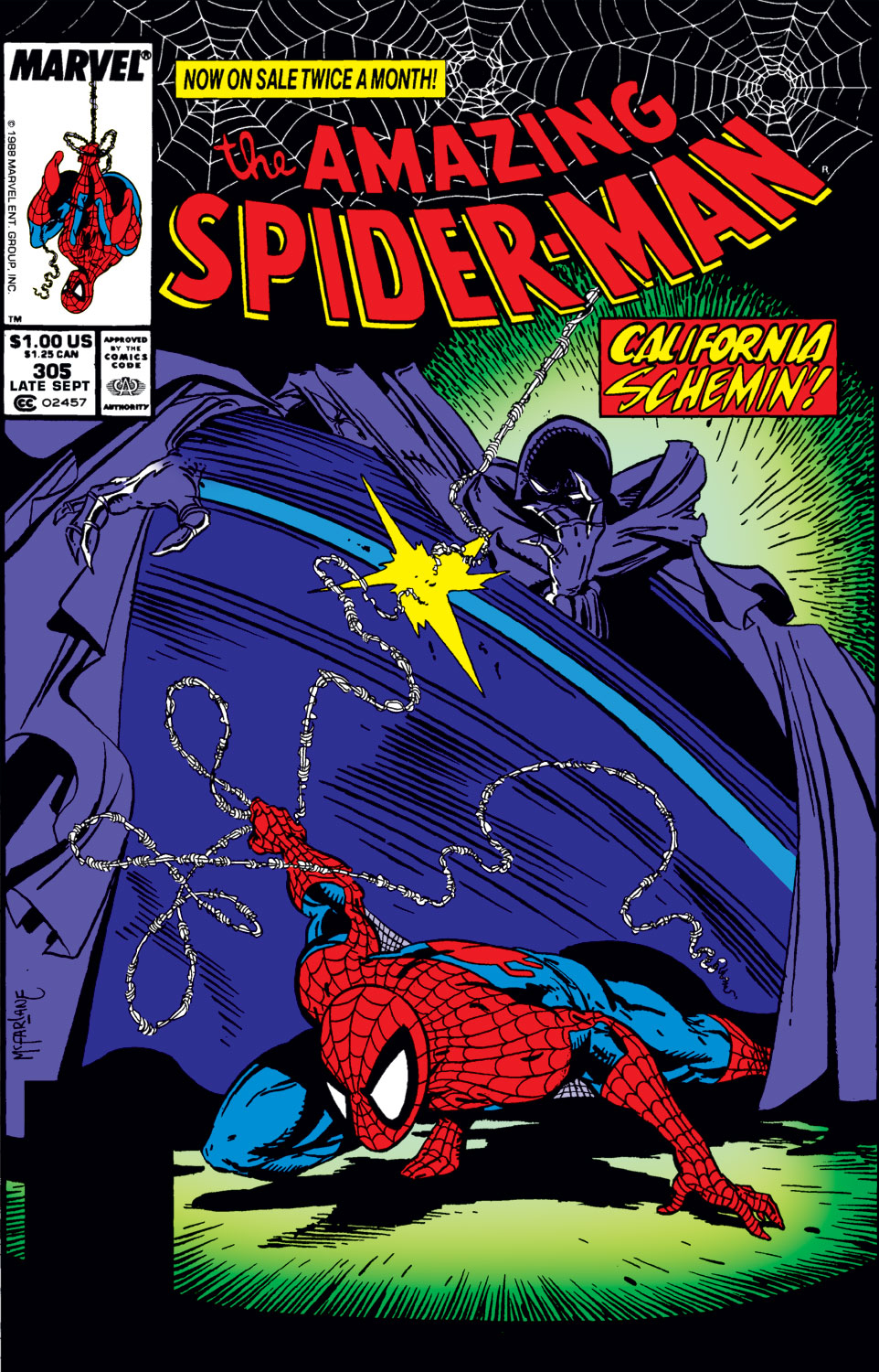 Read online The Amazing Spider-Man (1963) comic -  Issue #305 - 1