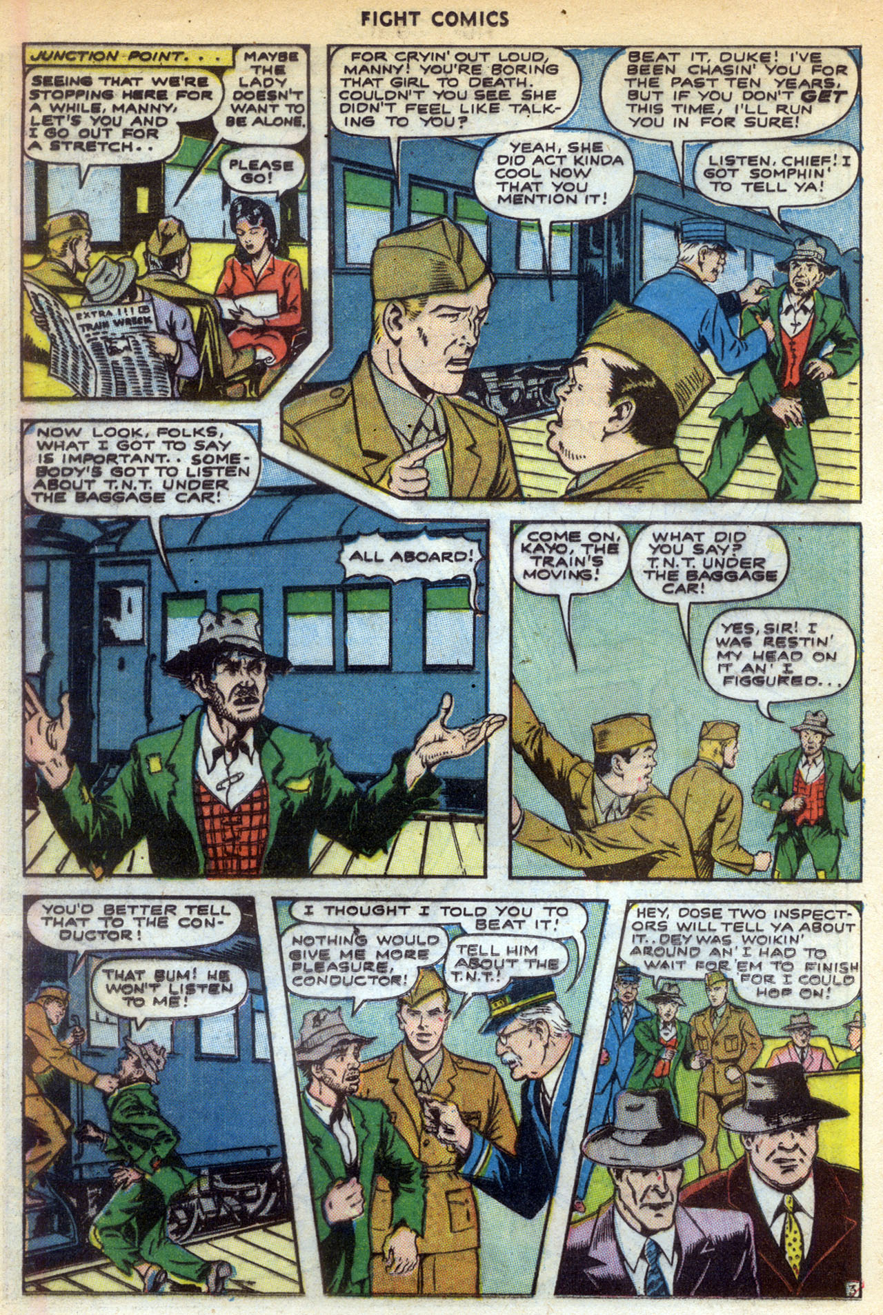 Read online Fight Comics comic -  Issue #33 - 30