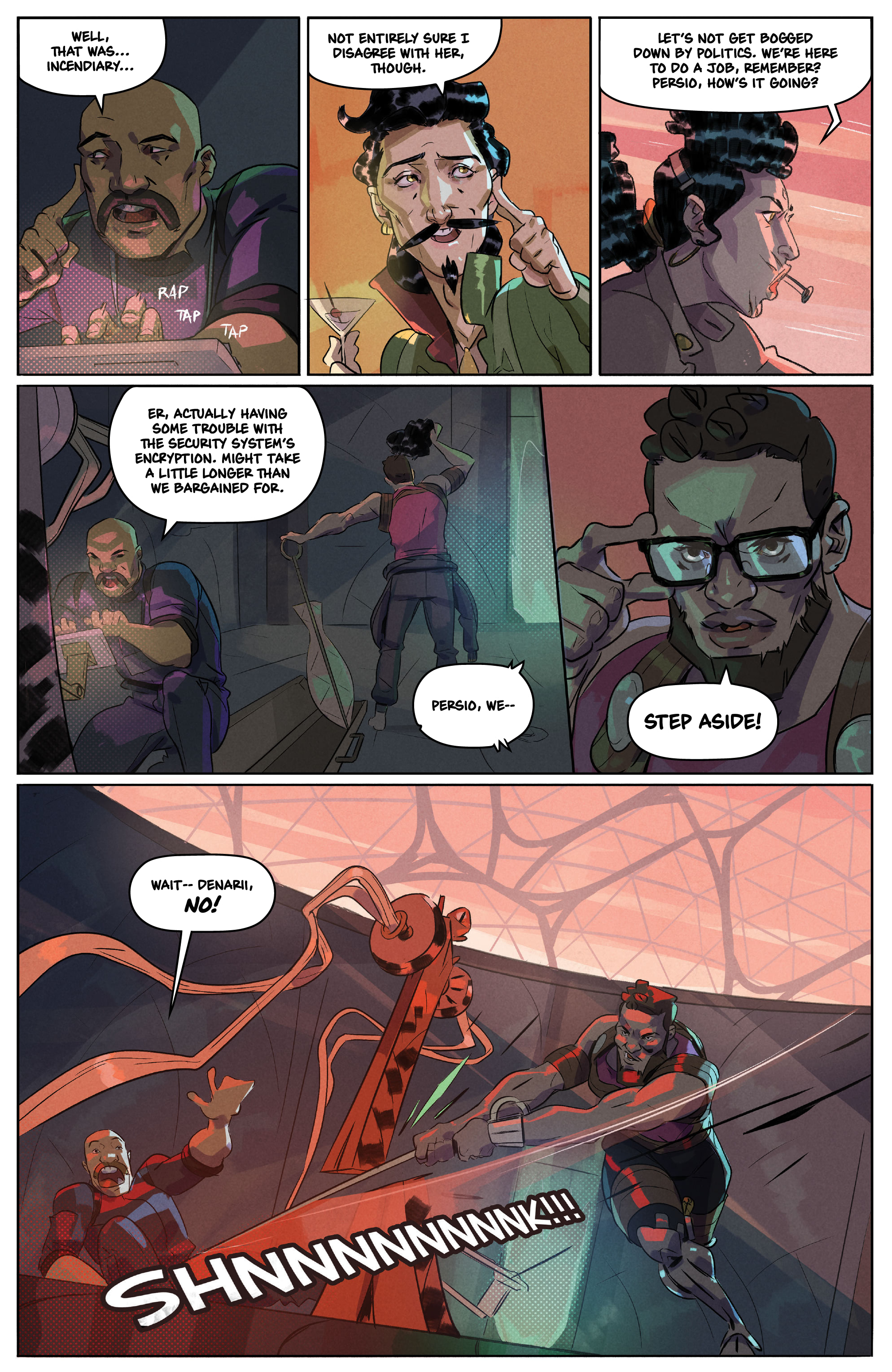 Read online New Masters comic -  Issue #3 - 16