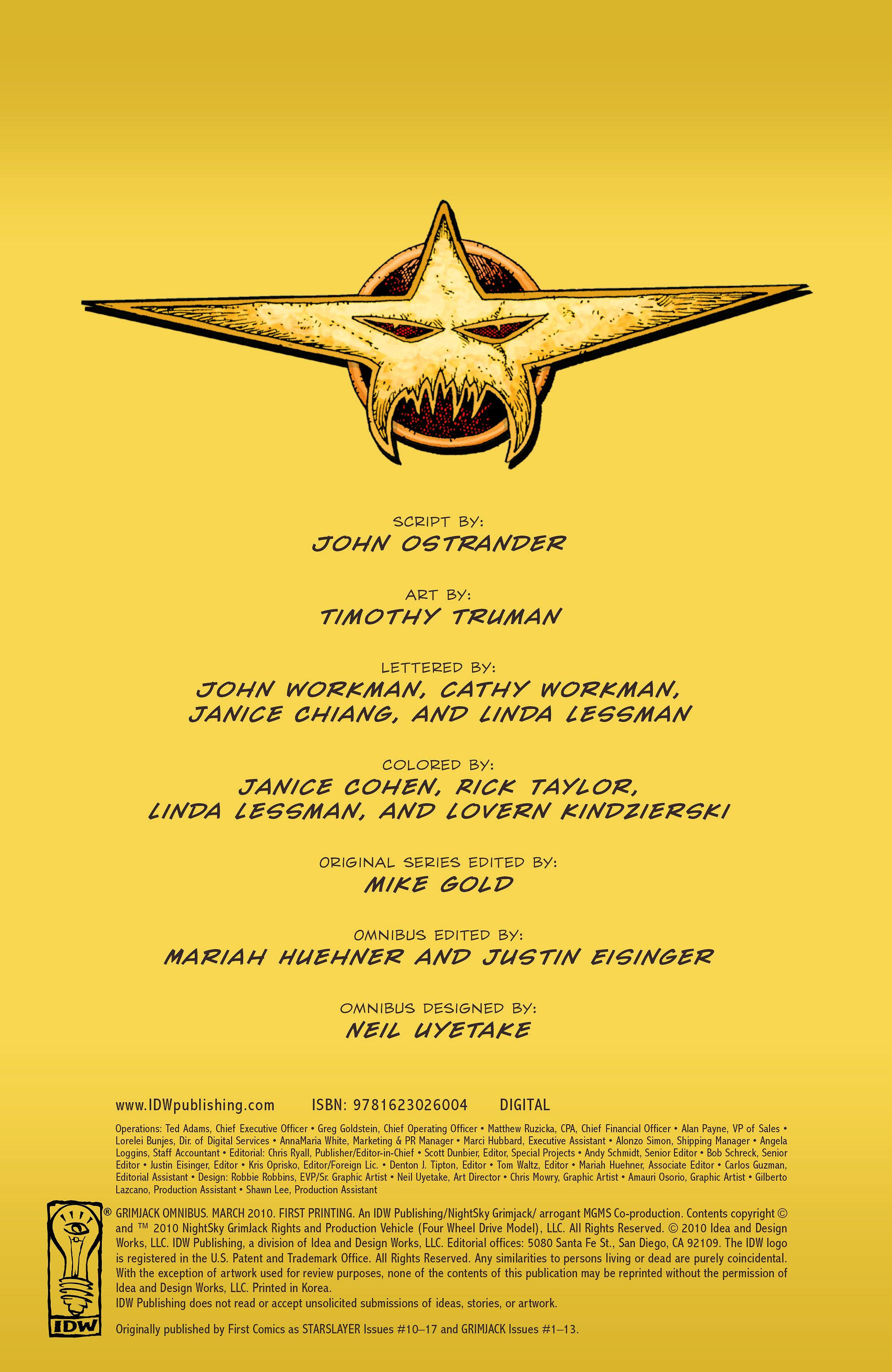 Read online Grimjack comic -  Issue # _TPB 1 - 3