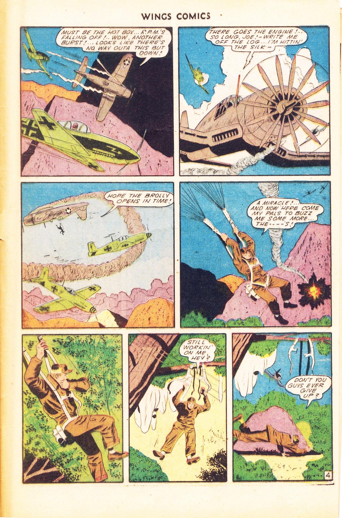 Read online Wings Comics comic -  Issue #50 - 47