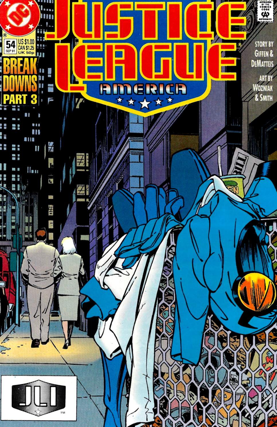 Read online Justice League America comic -  Issue #54 - 1