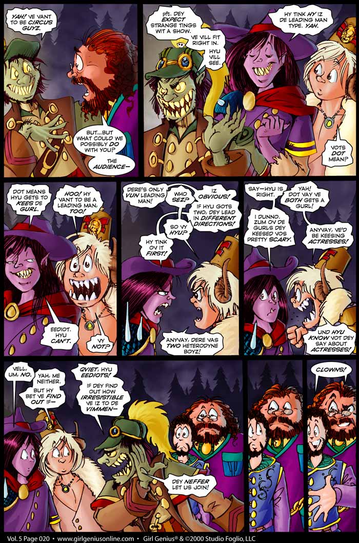 Read online Girl Genius (2002) comic -  Issue #5 - 20