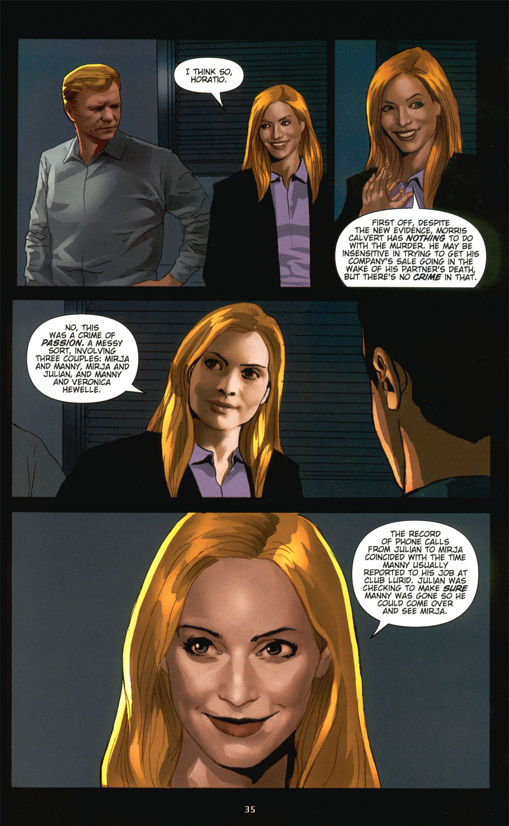 Read online CSI: Miami - Thou Shalt Not... comic -  Issue # Full - 36