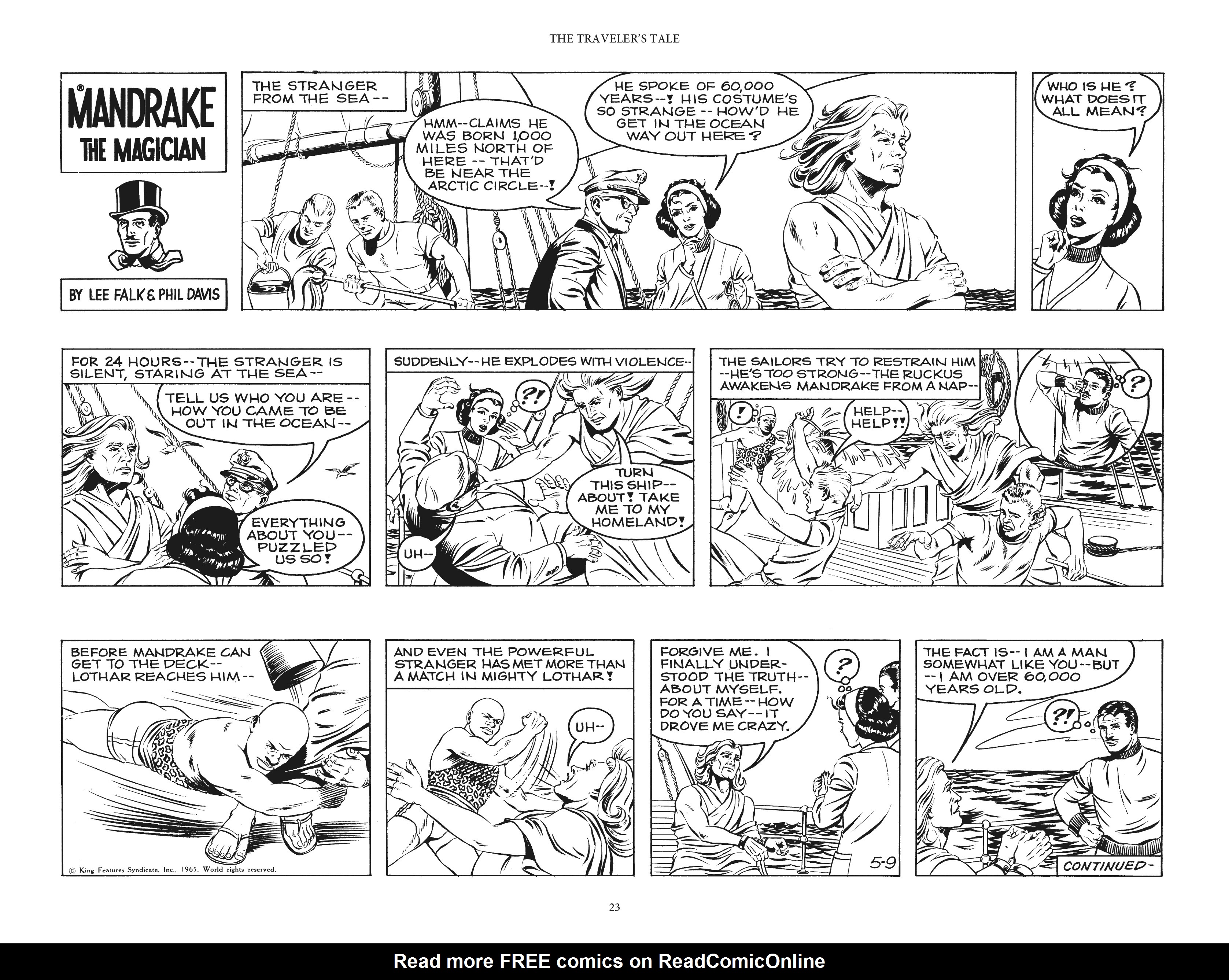 Read online Mandrake the Magician: The Fred Fredricks Sundays comic -  Issue # TPB (Part 1) - 24