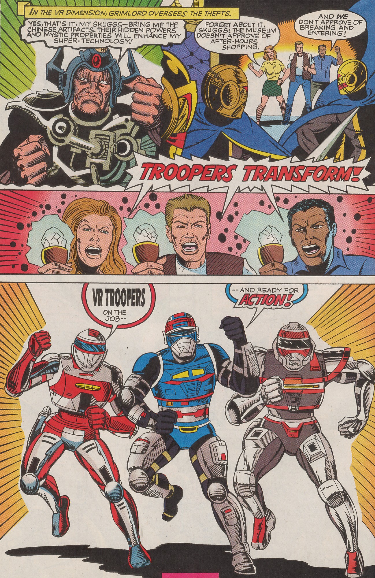 Read online Mighty Morphin Power Rangers: Ninja Rangers/VR Troopers comic -  Issue #4 - 20