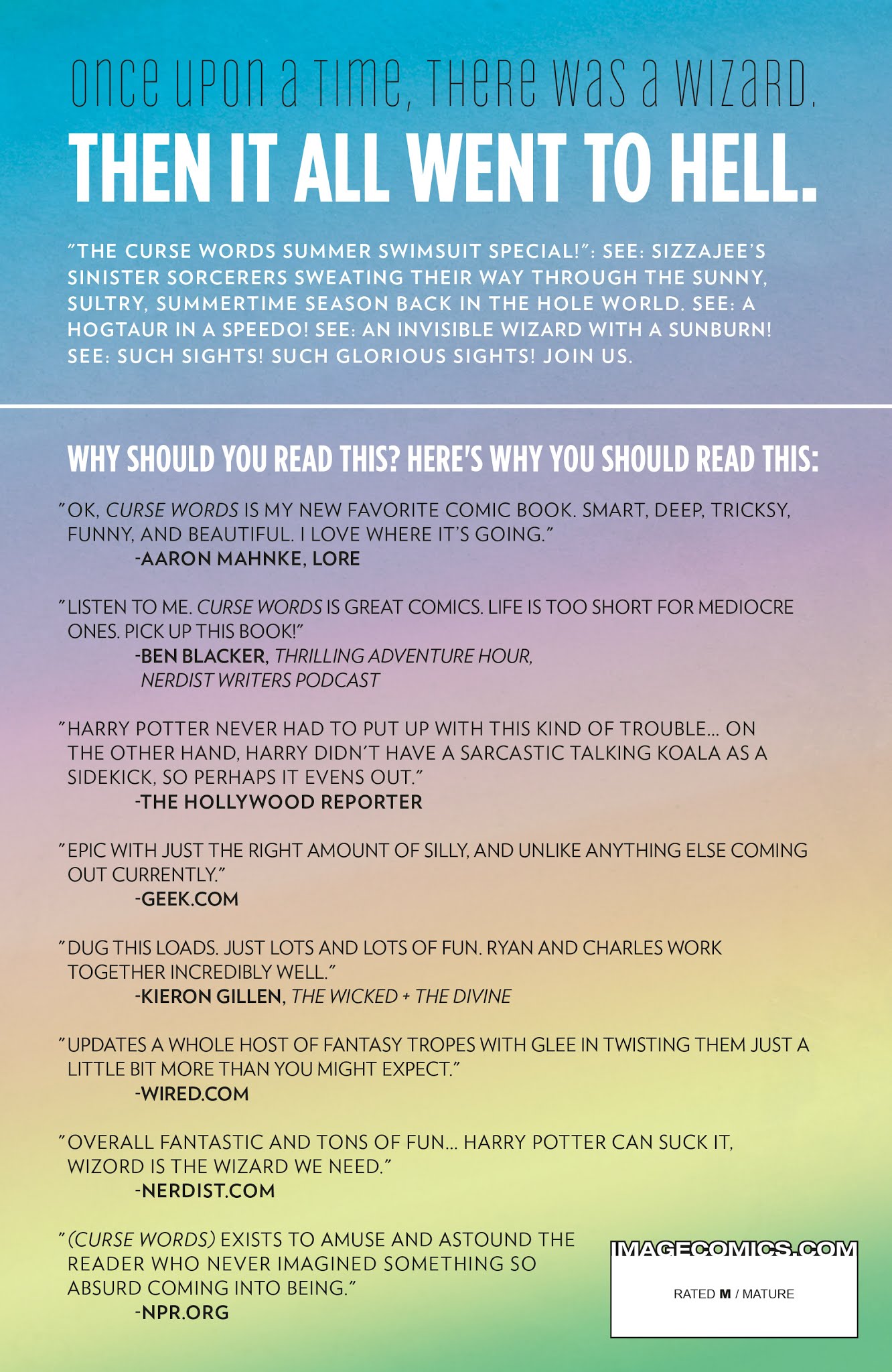 Read online Curse Words Summer Swimsuit Special comic -  Issue # Full - 29