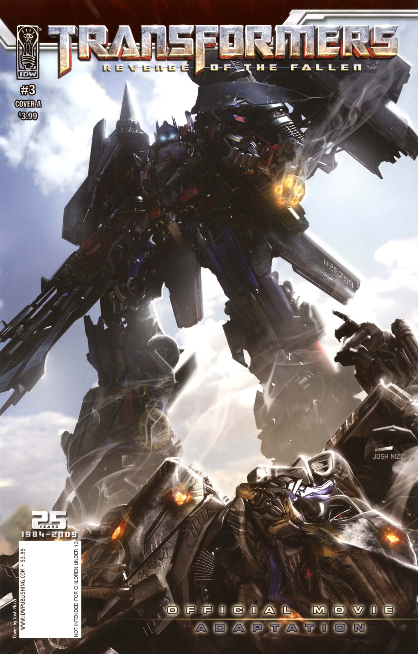 Read online Transformers: Revenge of the Fallen — Official Movie Adaptation comic -  Issue #3 - 1