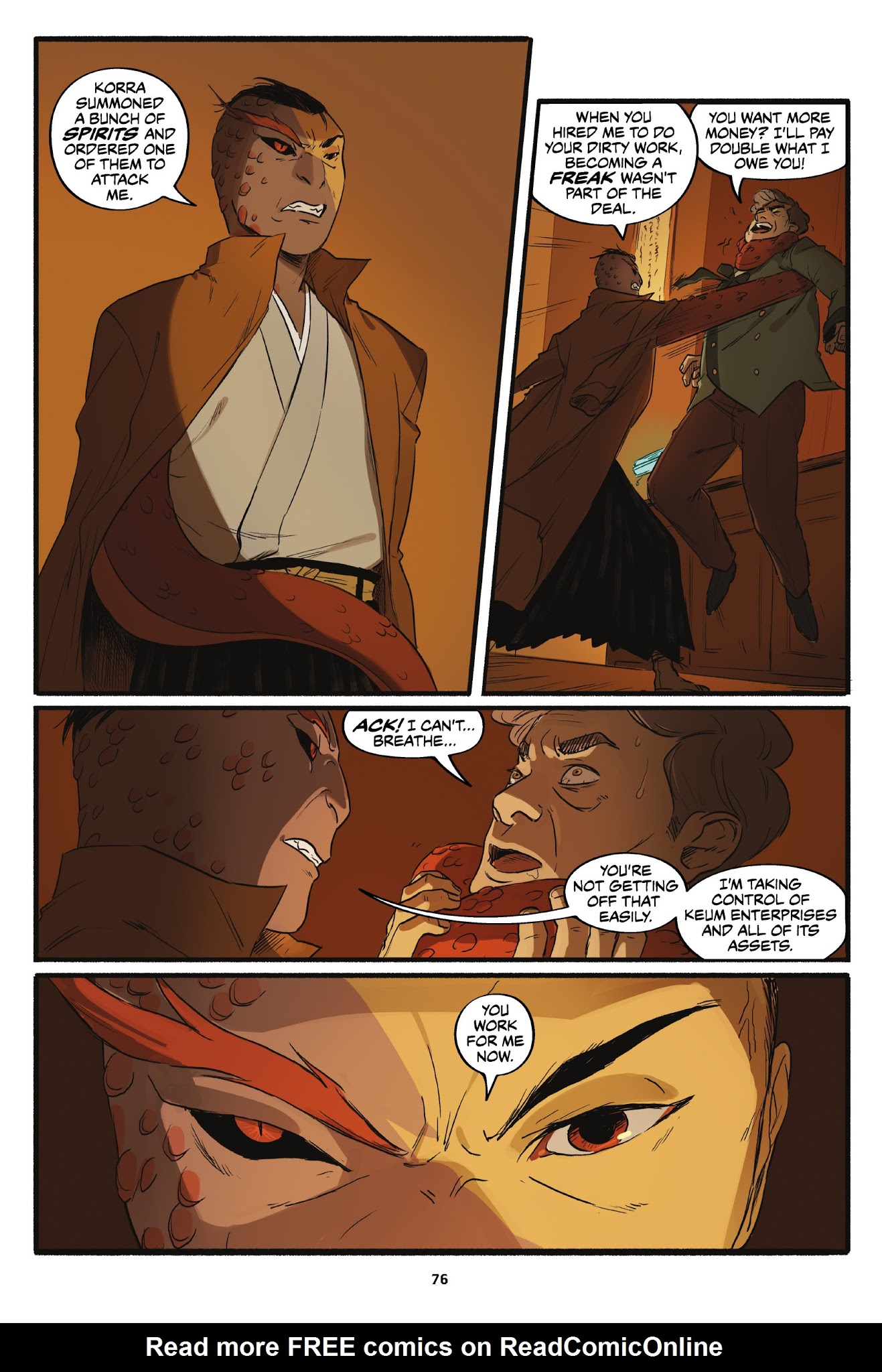 Read online Nickelodeon The Legend of Korra – Turf Wars comic -  Issue #1 - 77