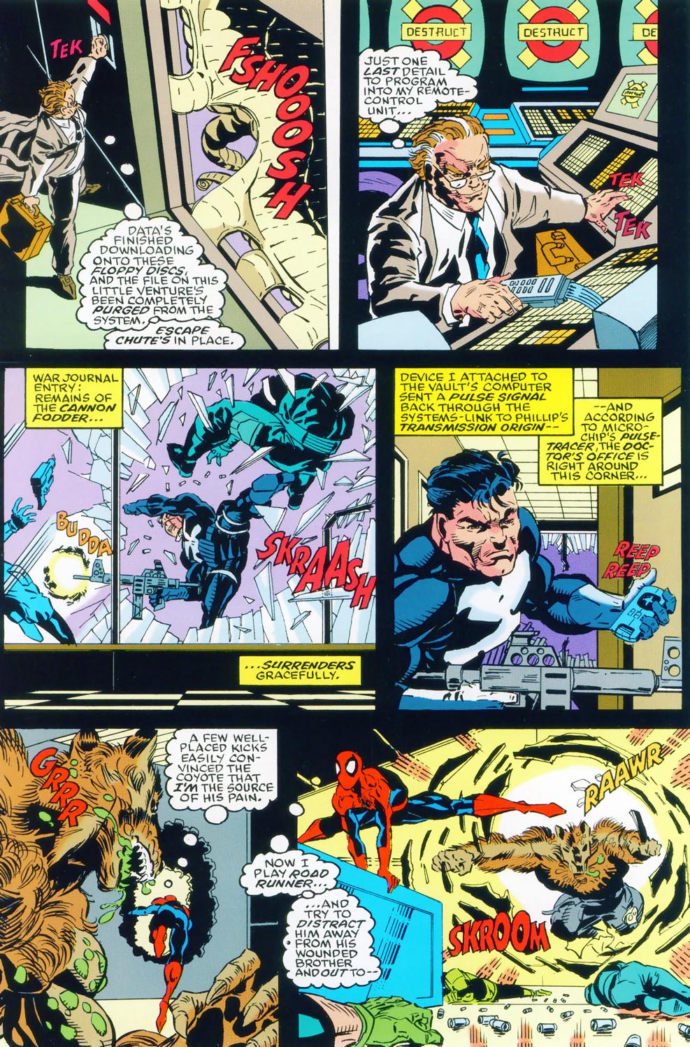Read online Spider-Man, Punisher, Sabretooth: Designer Genes comic -  Issue # Full - 59