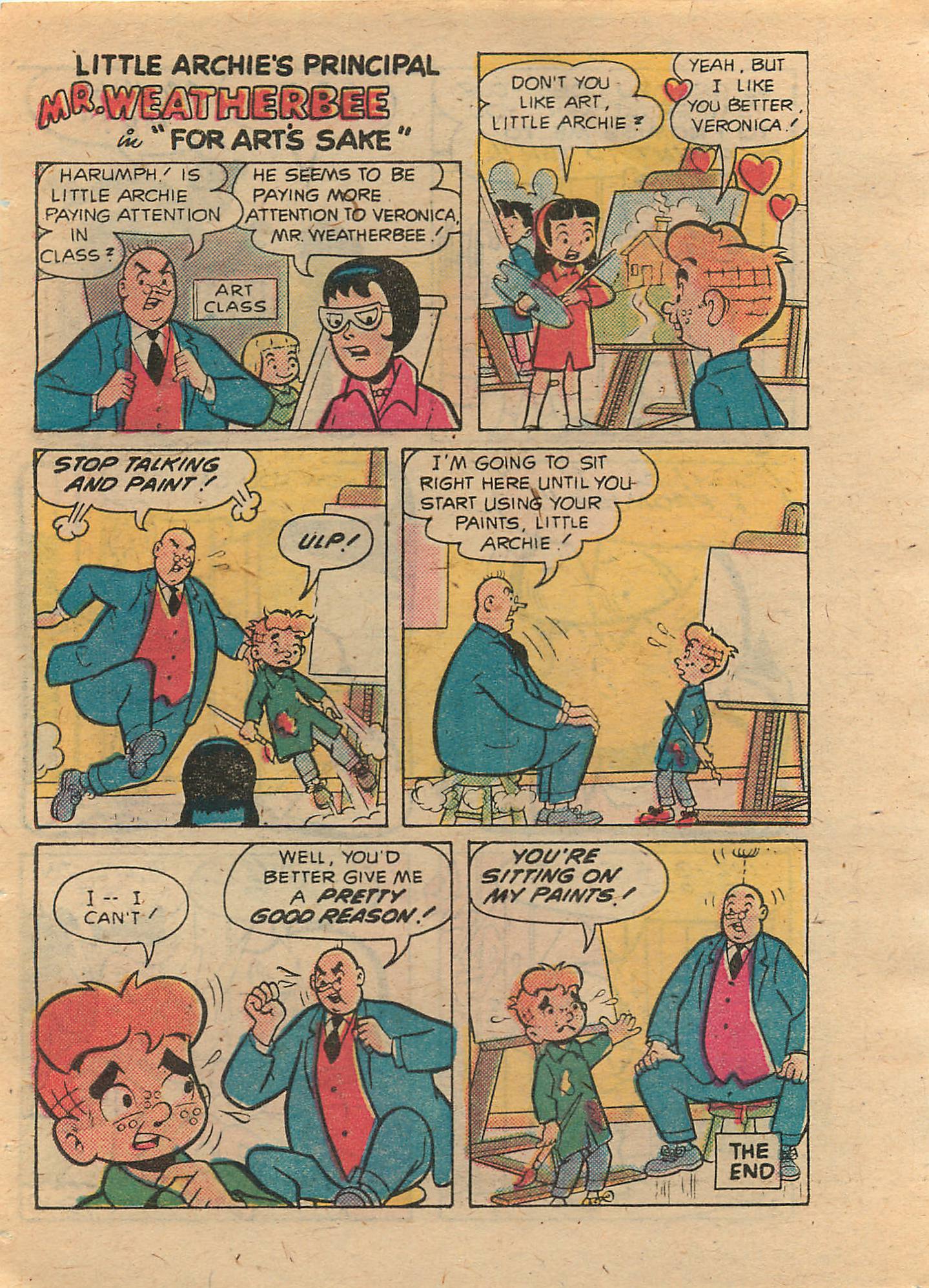 Read online Little Archie Comics Digest Magazine comic -  Issue #4 - 138