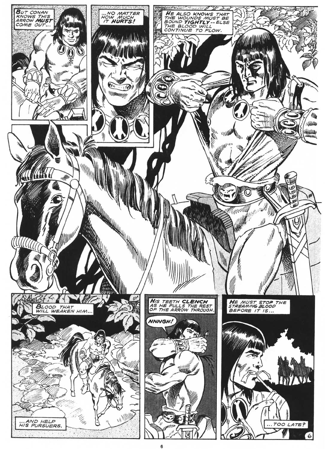Read online The Savage Sword Of Conan comic -  Issue #171 - 8