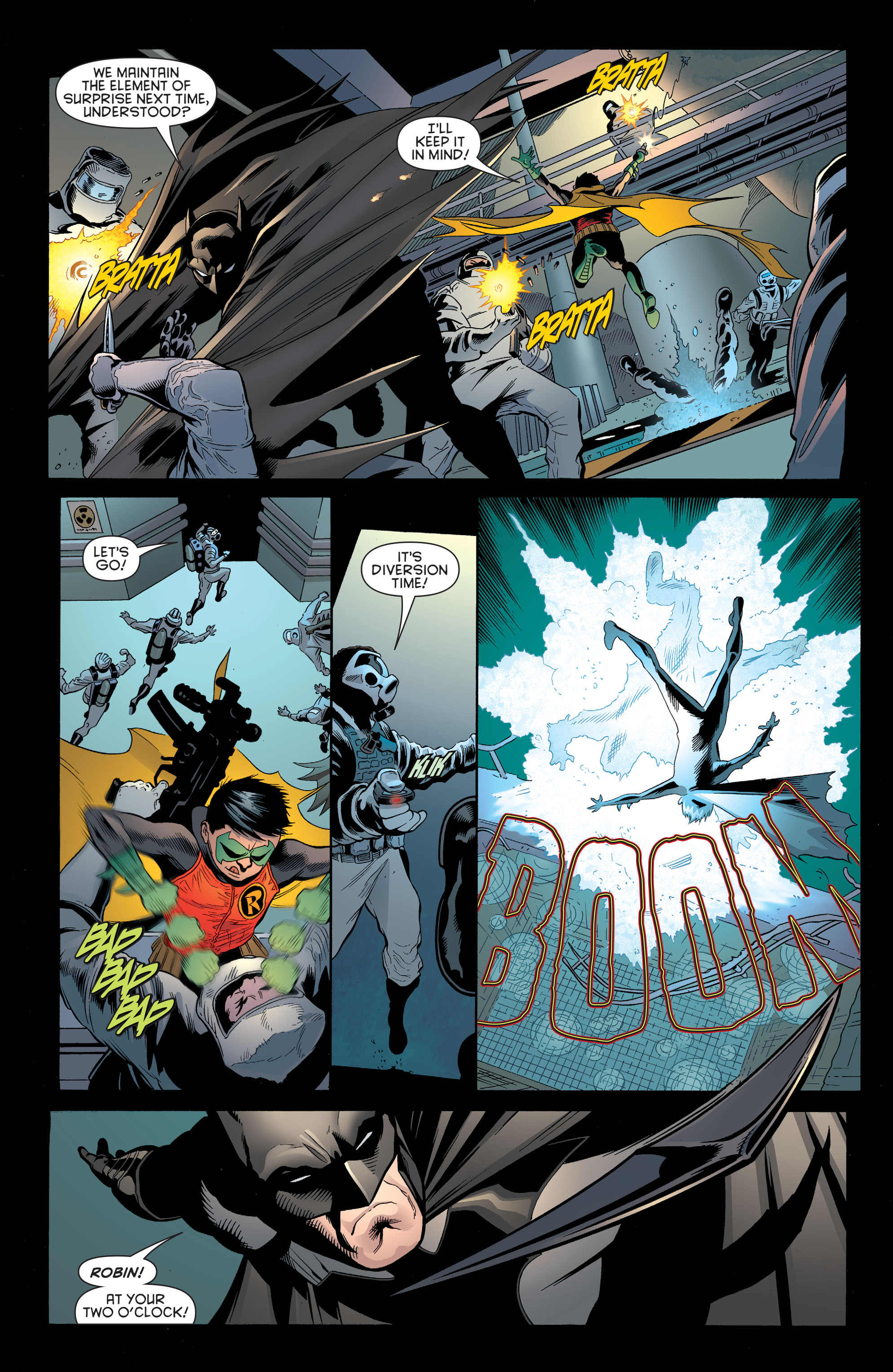 Read online Batman and Robin (2011) comic -  Issue # _Bad Blood (DC Essential Edition) (Part 1) - 19