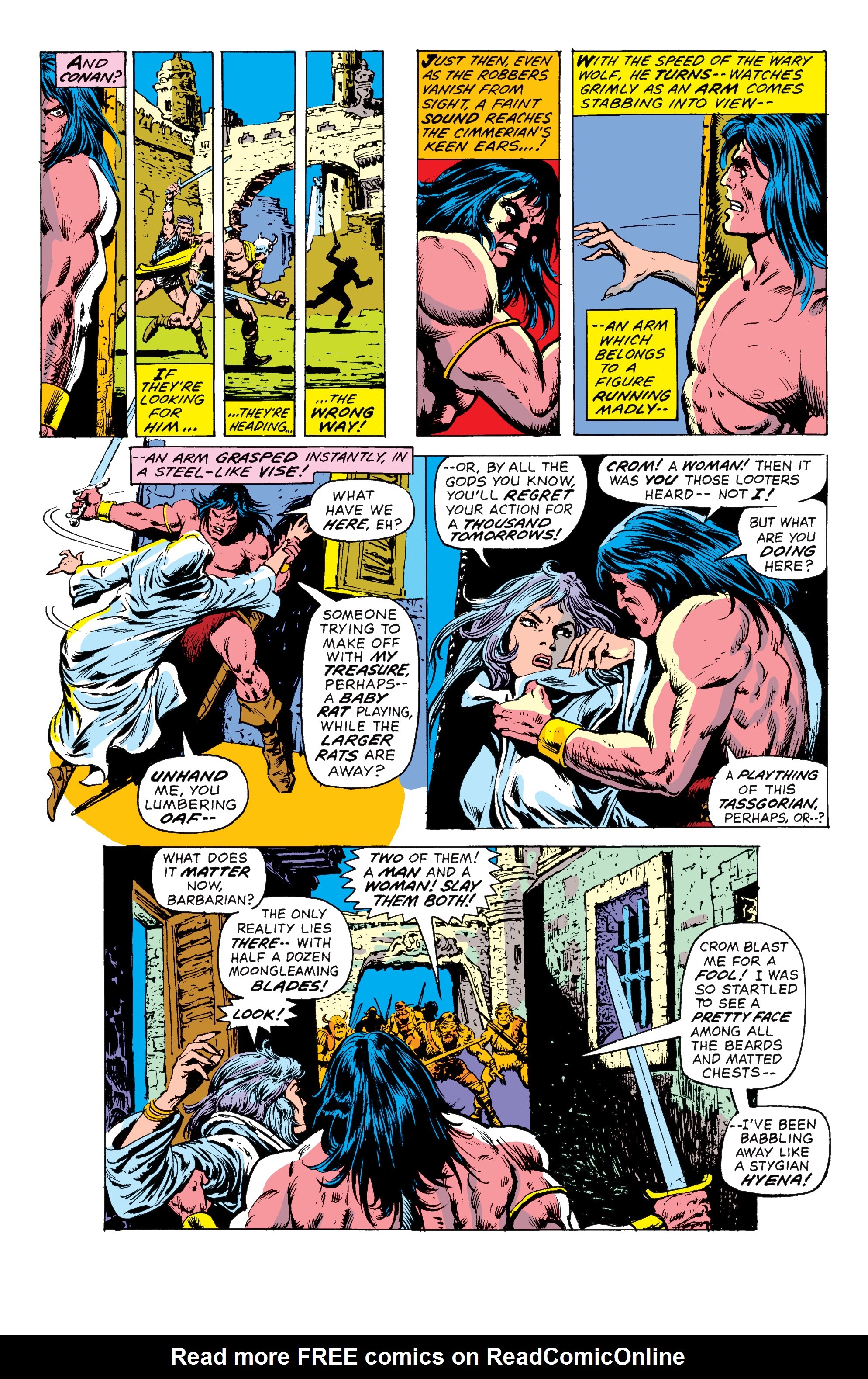 Read online Conan The Barbarian Epic Collection: The Original Marvel Years - The Curse Of The Golden Skull comic -  Issue # TPB (Part 3) - 73