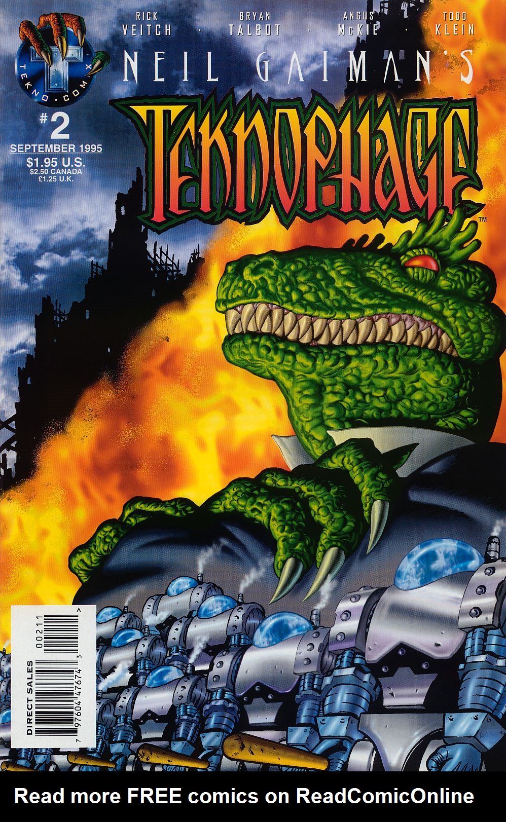 Read online Neil Gaiman's Teknophage comic -  Issue #2 - 1