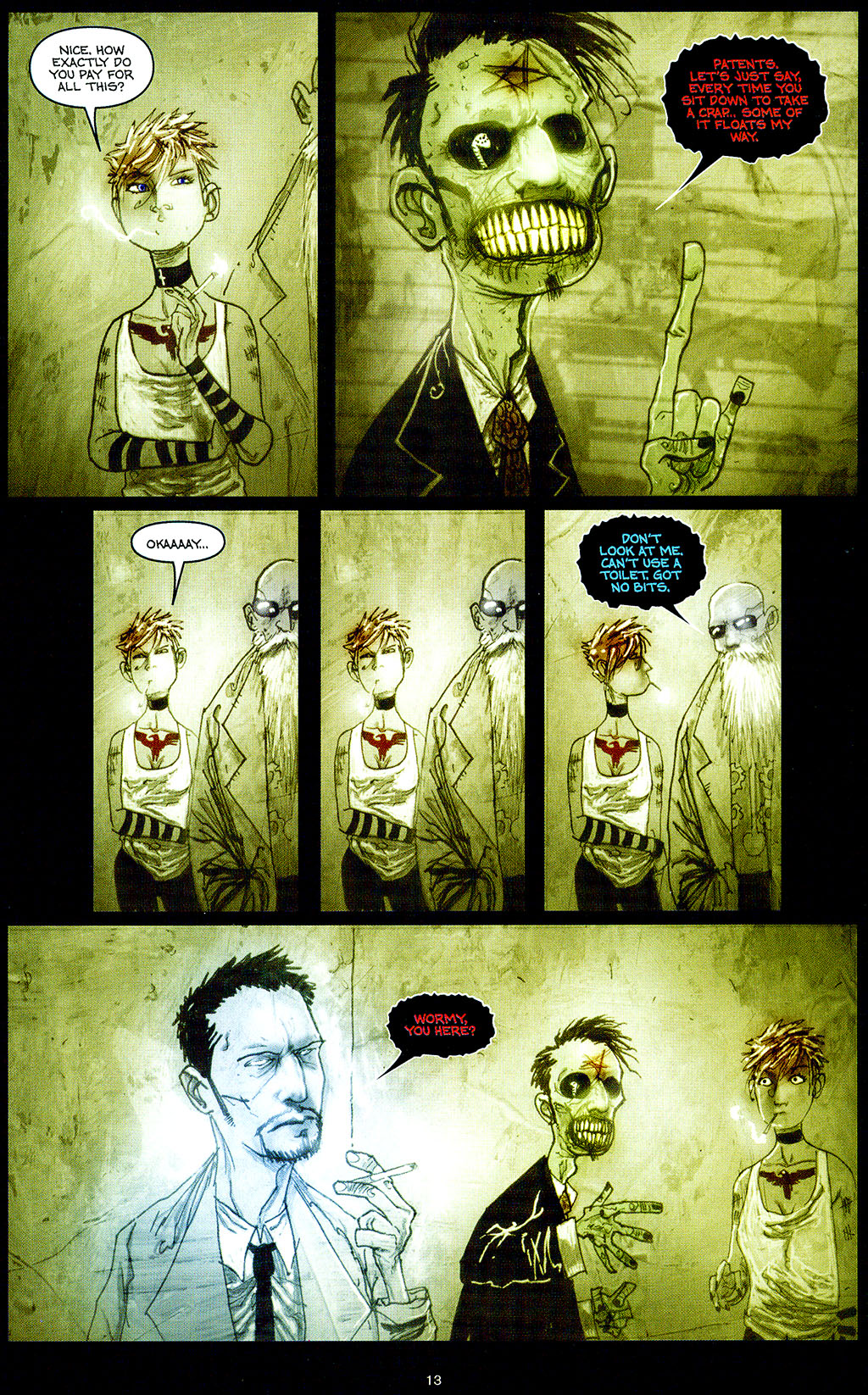 Read online Wormwood: Gentleman Corpse comic -  Issue #1 - 16