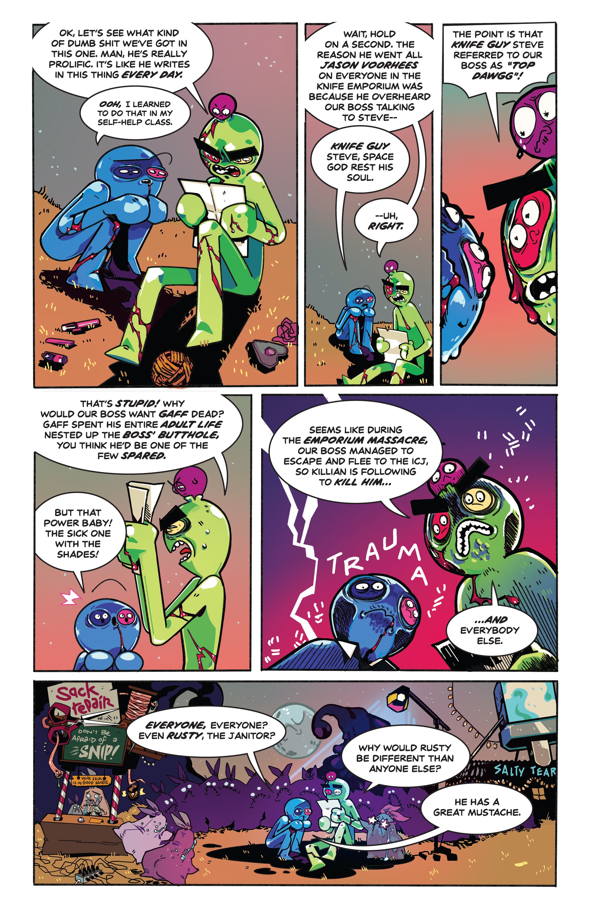 Read online Trover Saves The Universe comic -  Issue #4 - 8