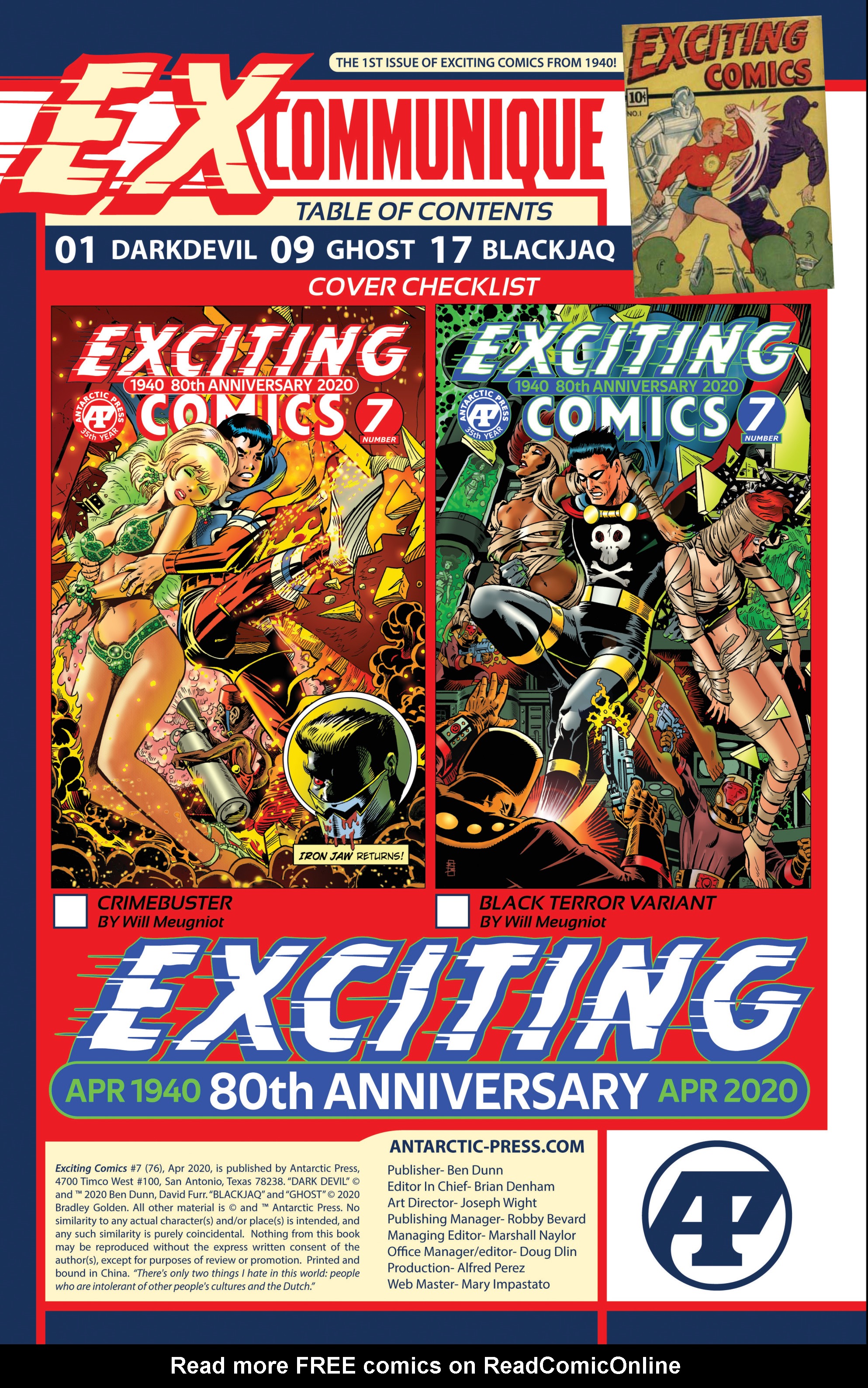 Read online Exciting Comics (2019) comic -  Issue #7 - 2