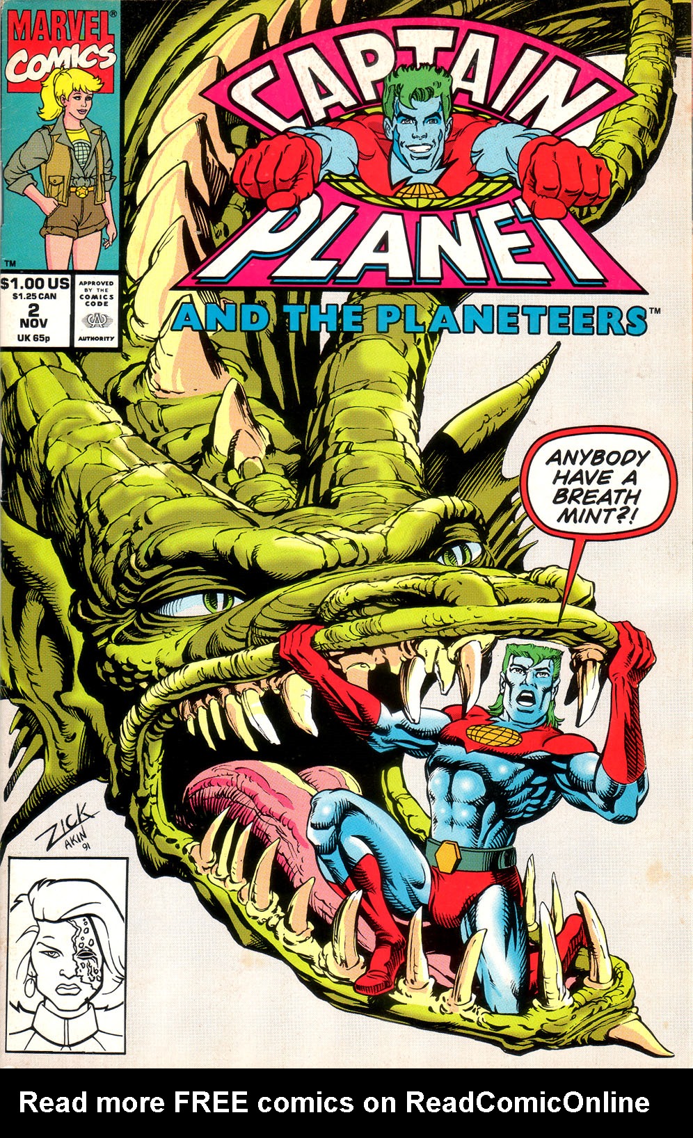 Read online Captain Planet and the Planeteers comic -  Issue #2 - 1