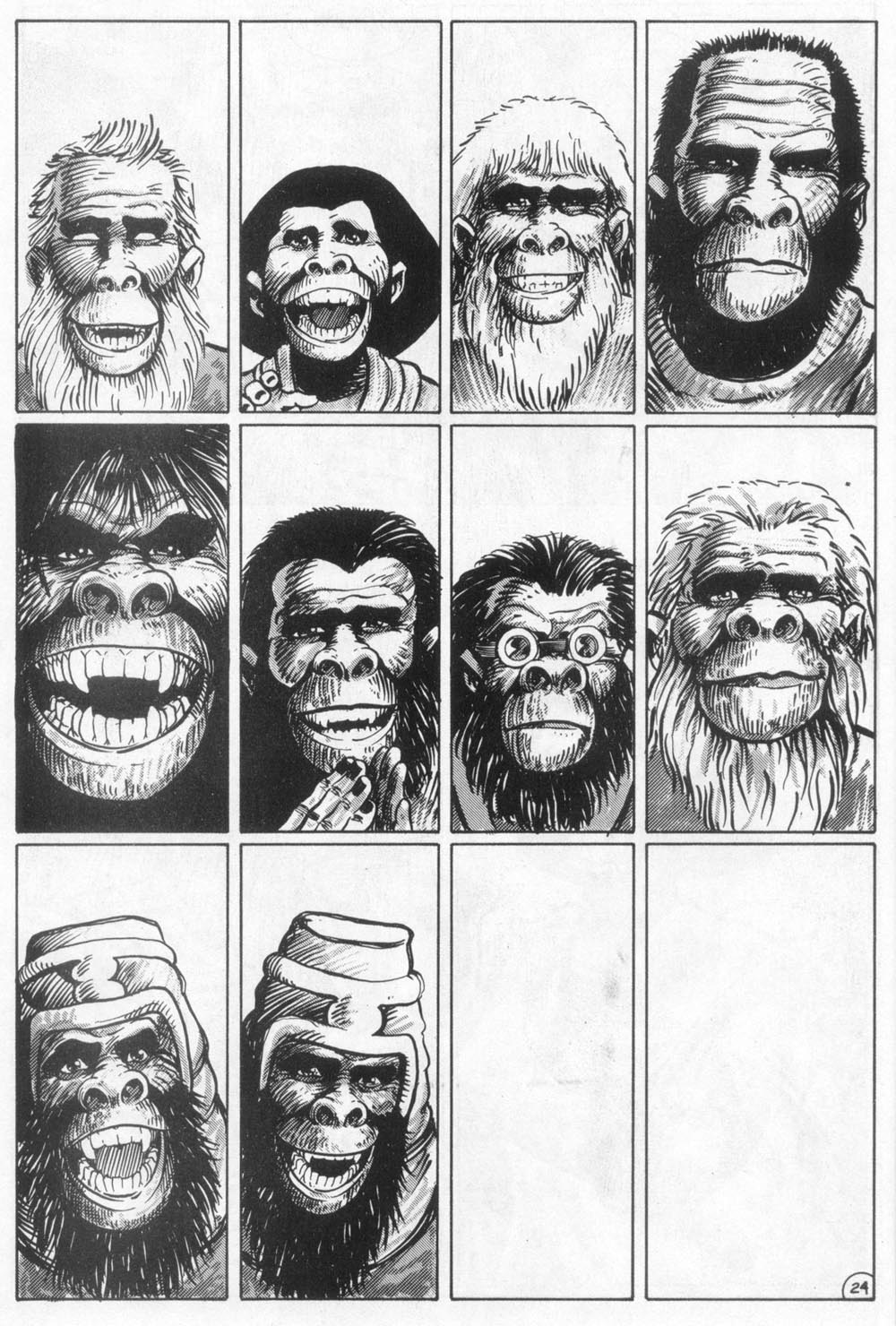 Read online Planet of the Apes (1990) comic -  Issue #12 - 26