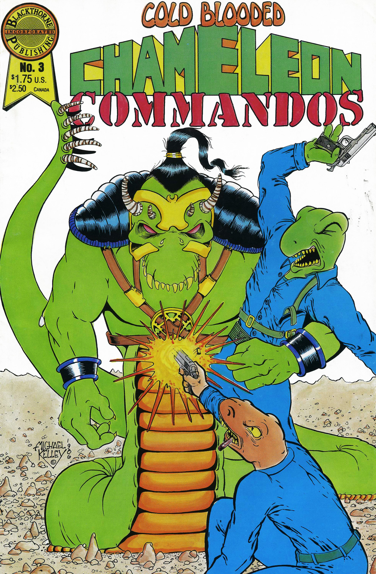 Read online Cold-Blooded Chameleon Commandos comic -  Issue #3 - 1