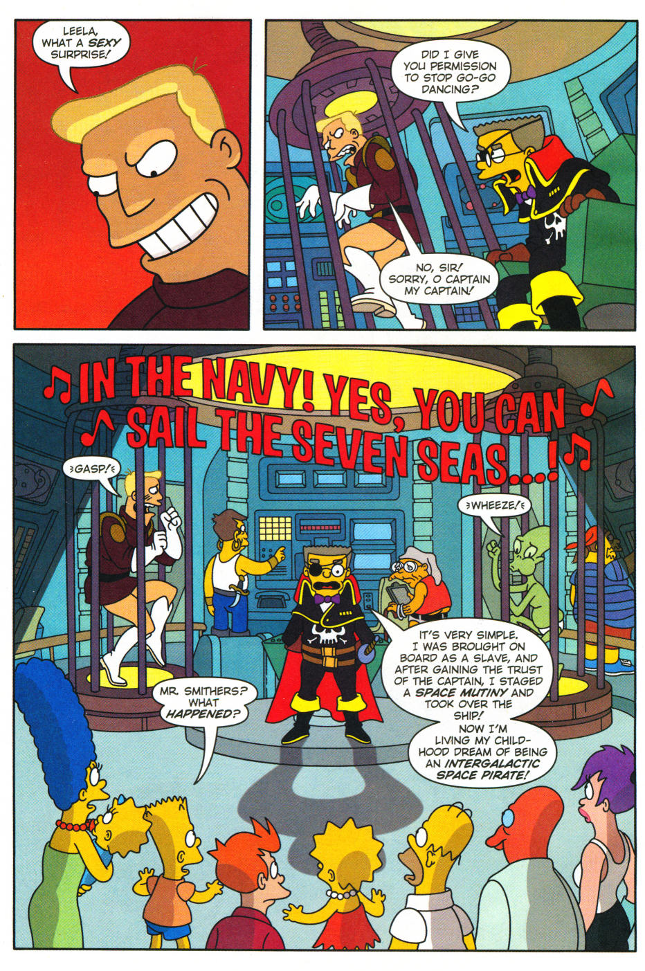 Read online The Simpsons/Futurama Crossover Crisis II comic -  Issue #2 - 7