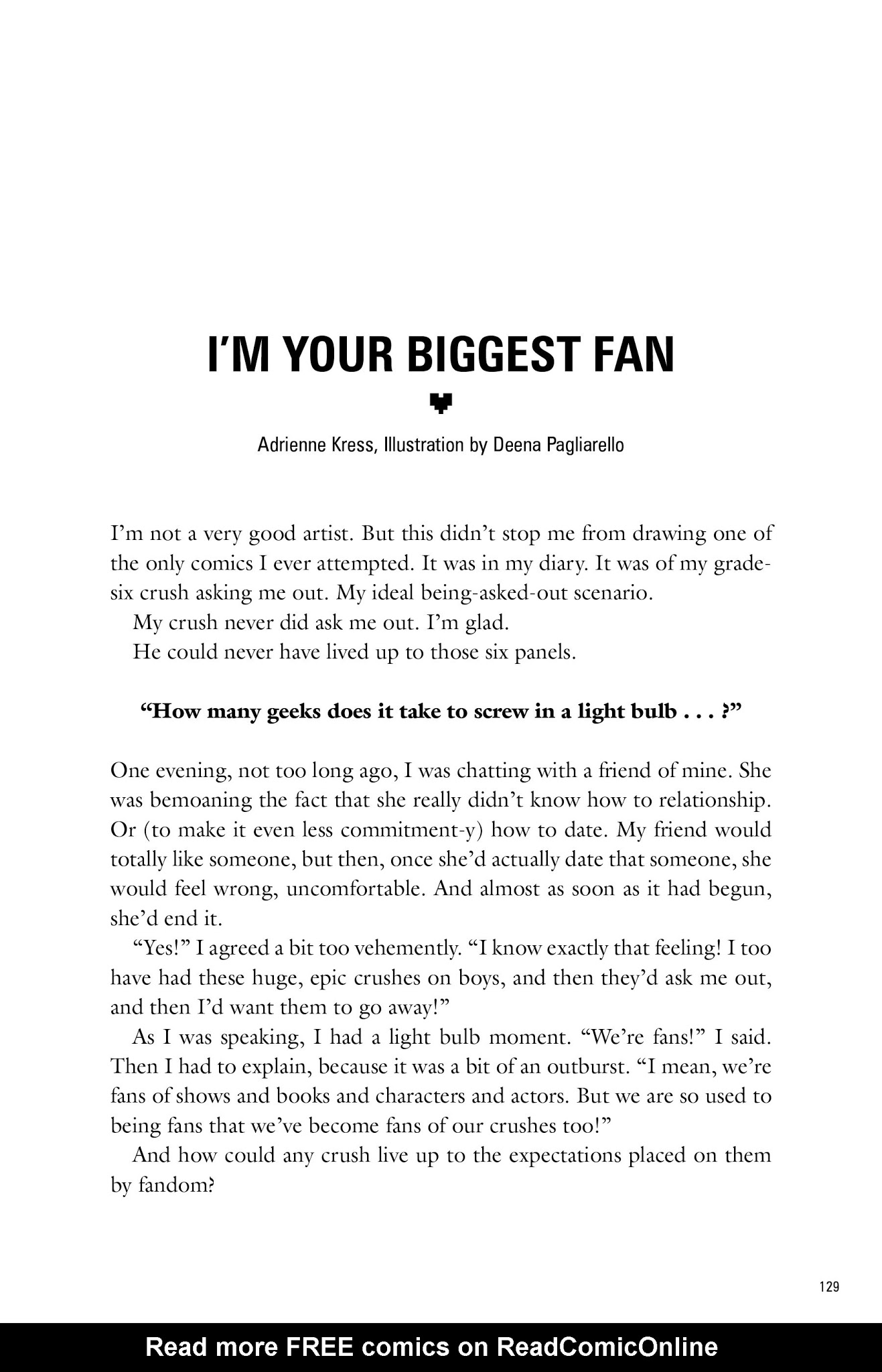 Read online The Secret Loves of Geek Girls comic -  Issue # TPB - 130