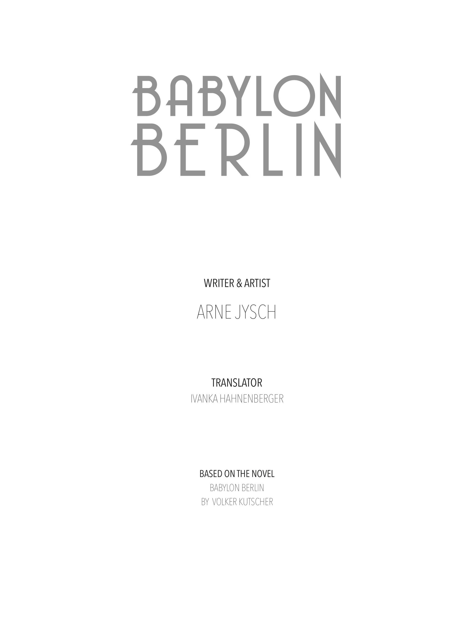 Read online Babylon Berlin comic -  Issue # TPB (Part 1) - 6