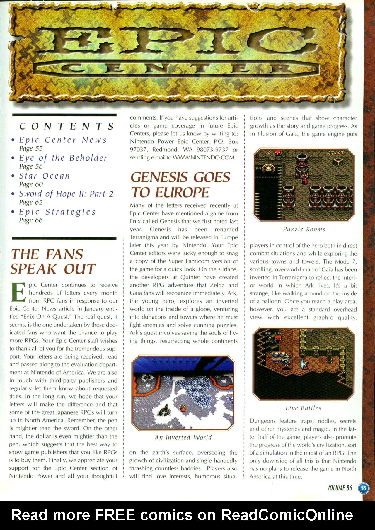 Read online Nintendo Power comic -  Issue #86 - 58