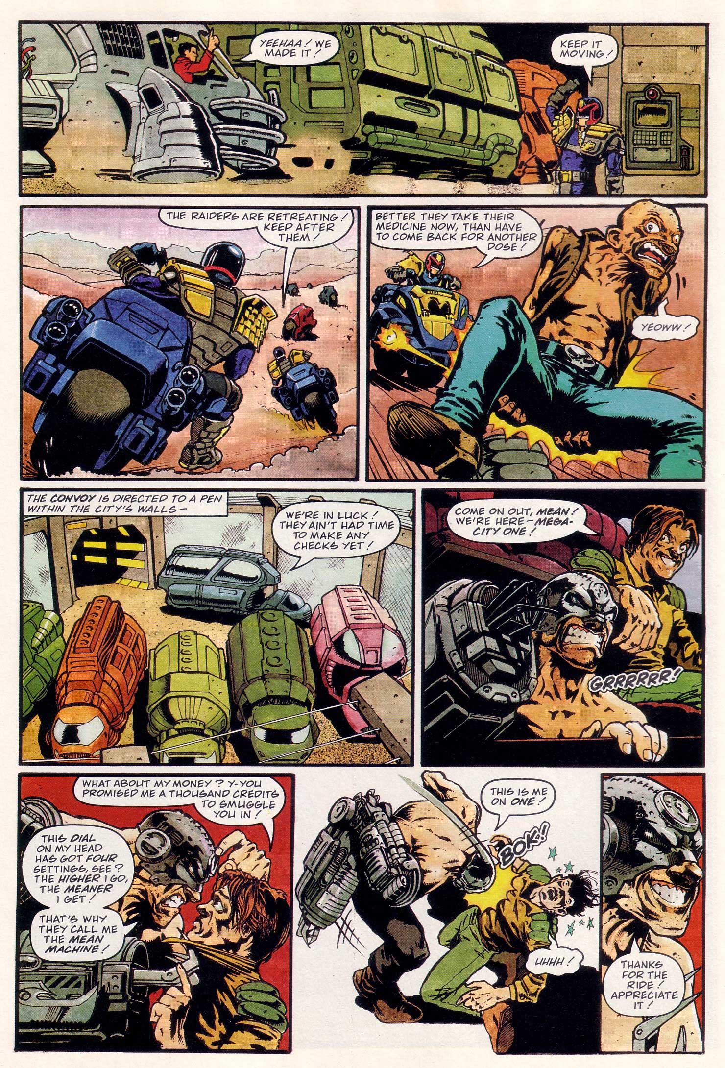 Read online Judge Dredd Lawman of the Future comic -  Issue #3 - 6