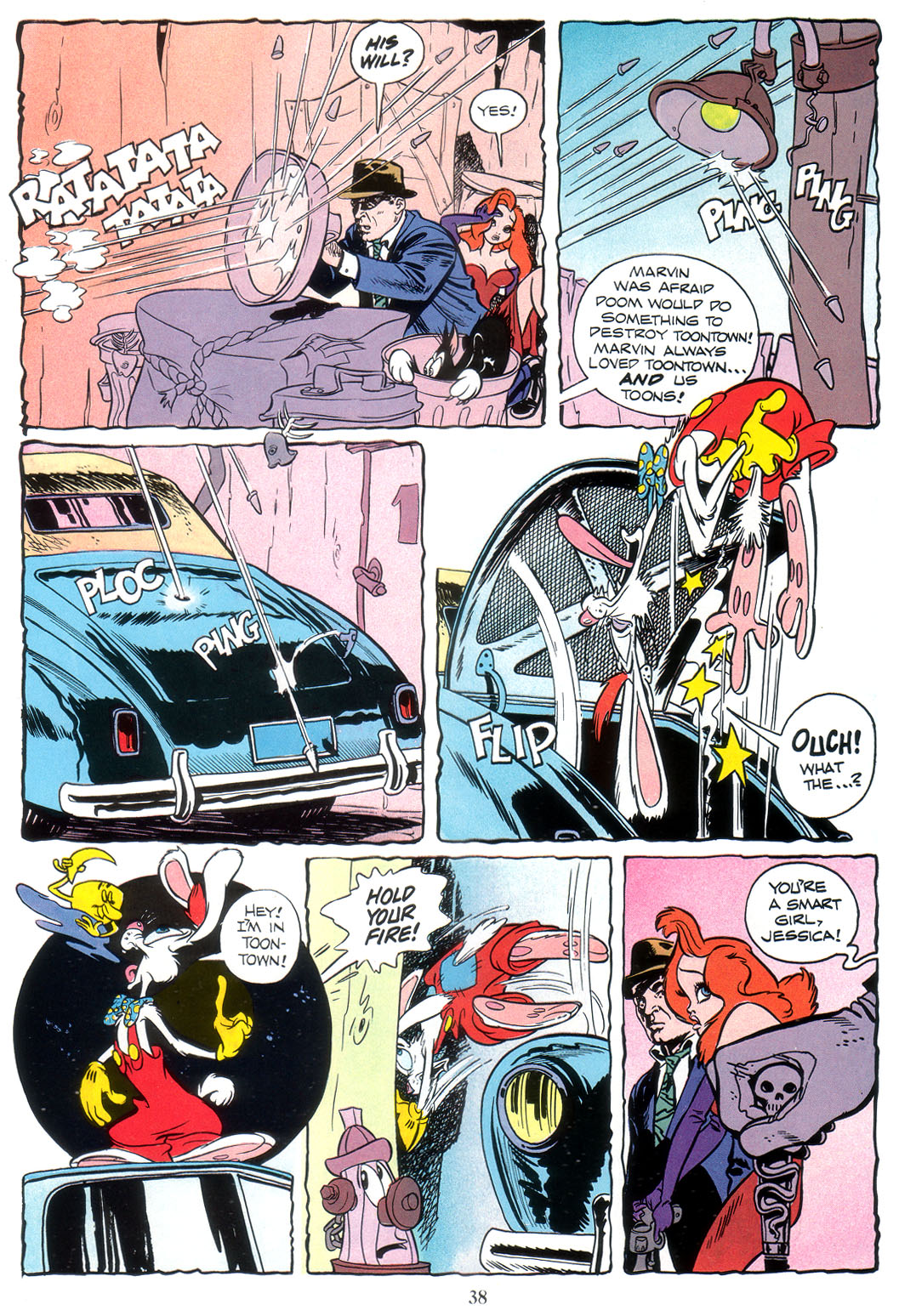 Read online Marvel Graphic Novel: Who Framed Roger Rabbit comic -  Issue # Full - 40