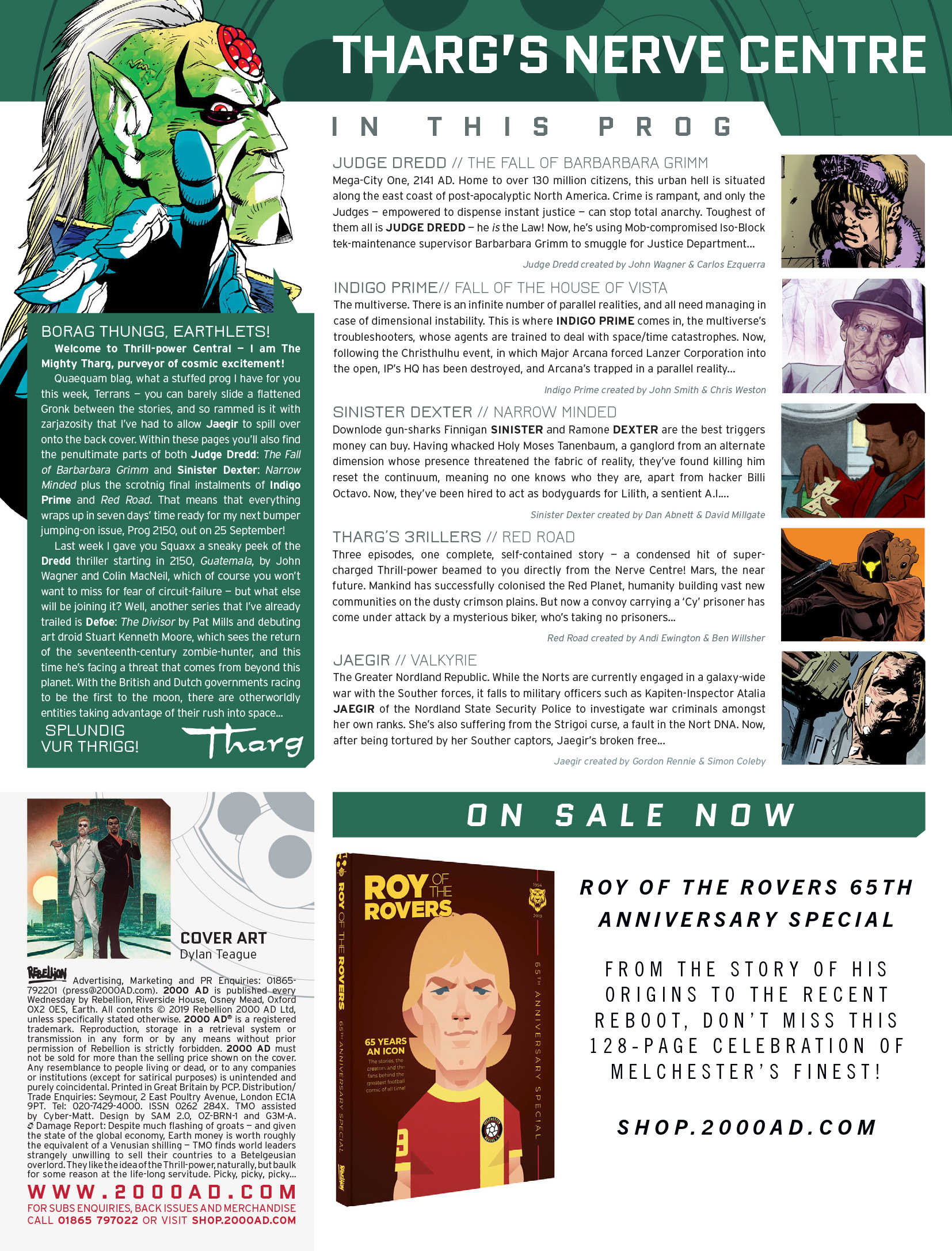 Read online 2000 AD comic -  Issue #2148 - 2