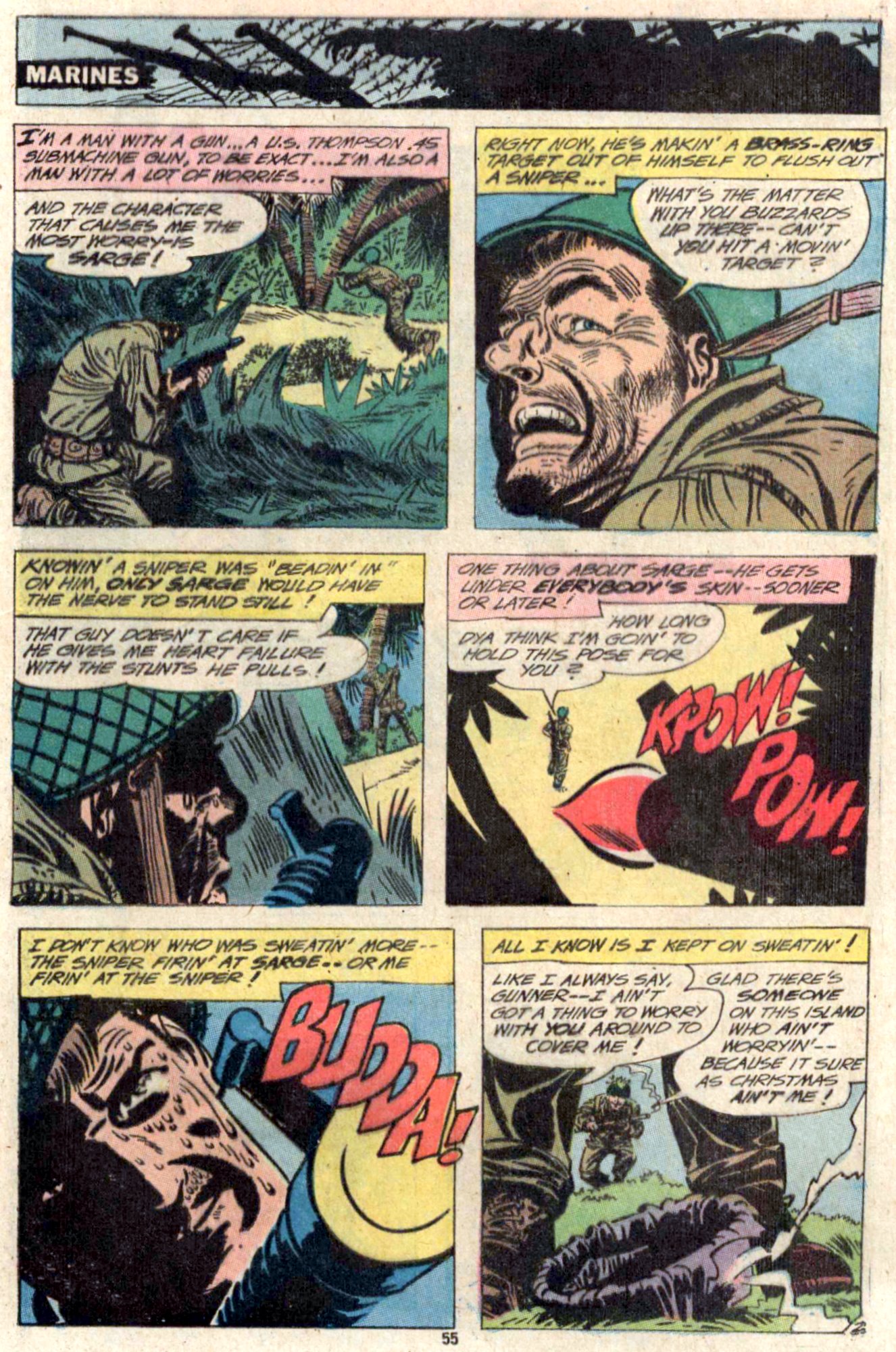 Read online Our Army at War (1952) comic -  Issue #242 - 56