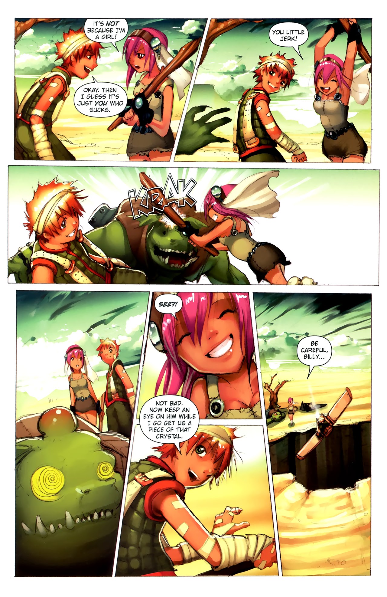 Read online Sky Pirates Of Neo Terra comic -  Issue #2 - 21