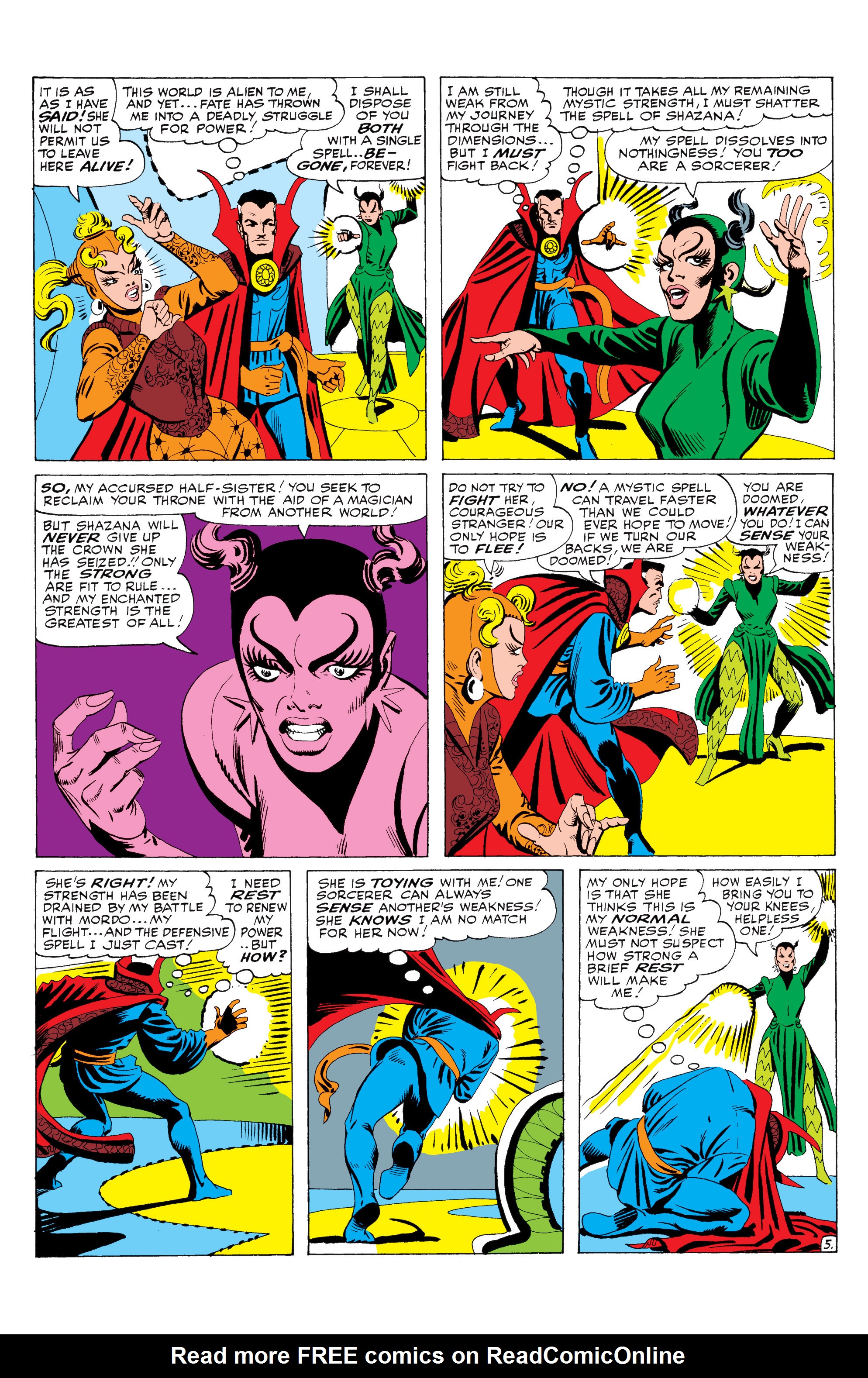 Read online Marvel Masterworks: Doctor Strange comic -  Issue # TPB 1 - 213