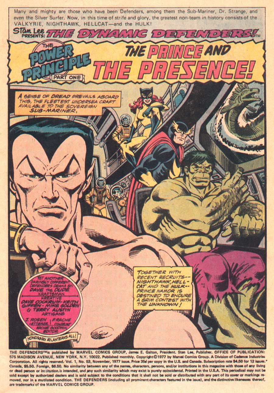 The Defenders (1972) Issue #53 #54 - English 2