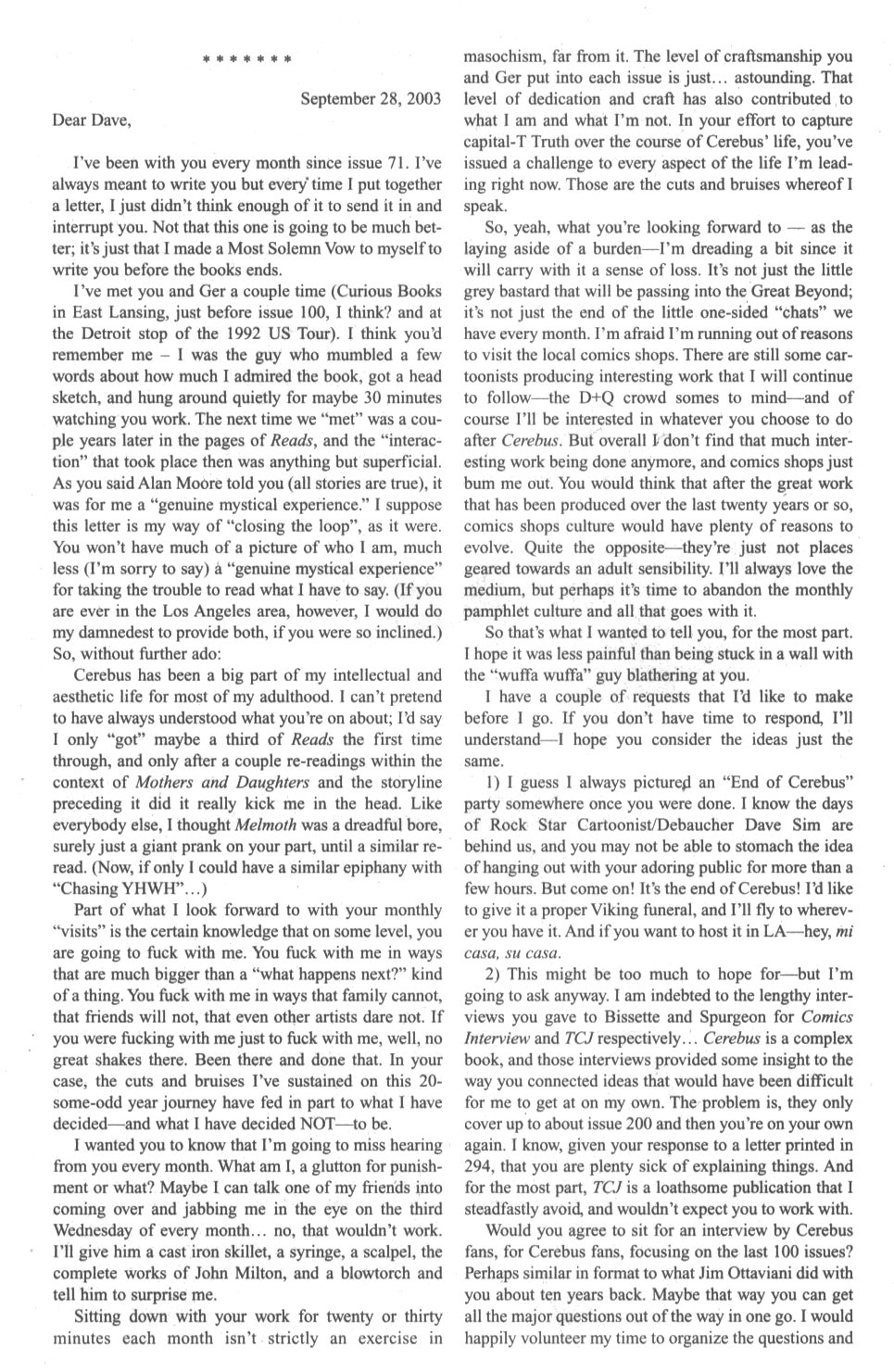 Cerebus issue 298 - Page 40