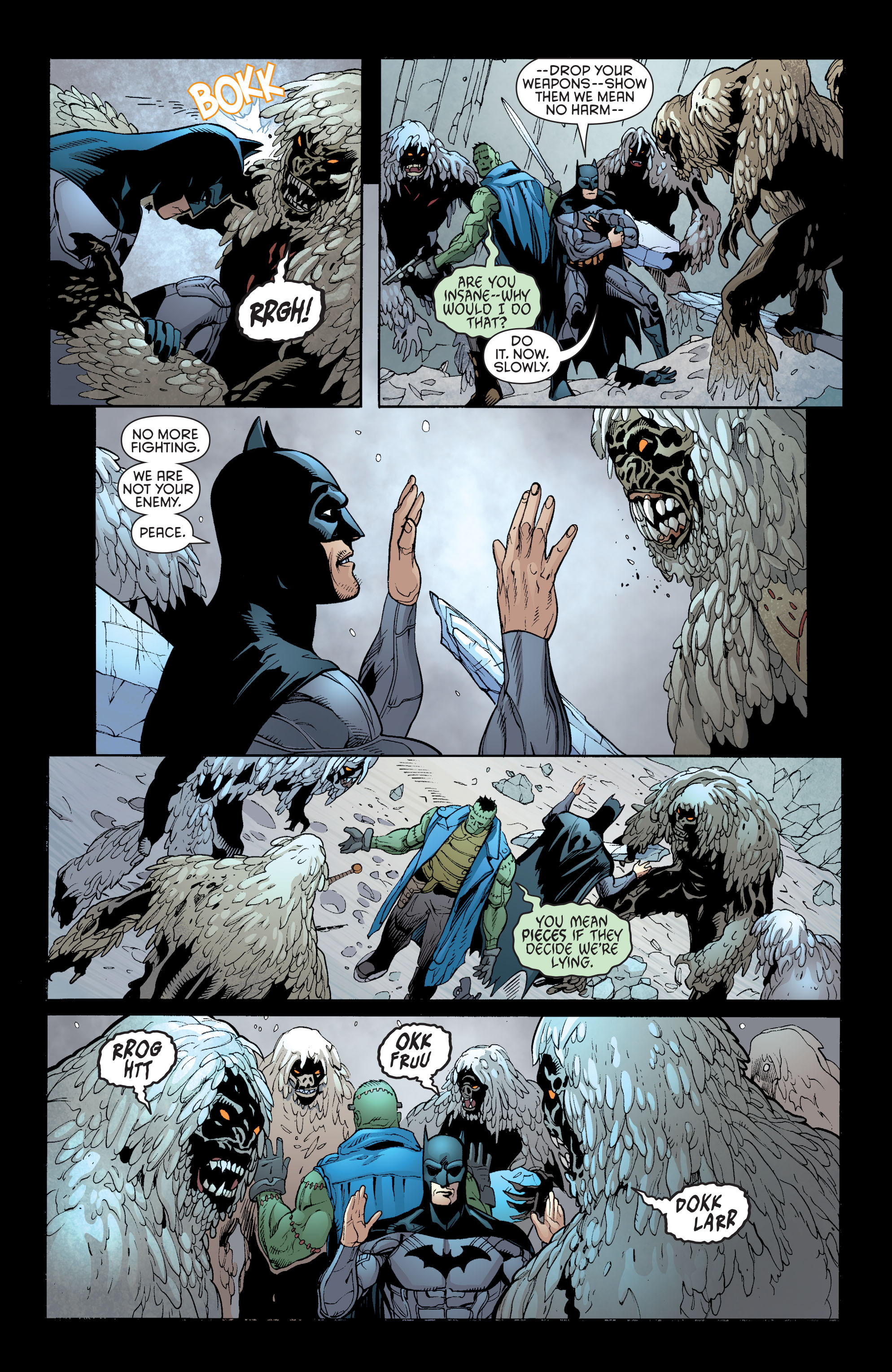 Read online Batman and Robin (2011) comic -  Issue #31 - Batman and Frankenstein - 18