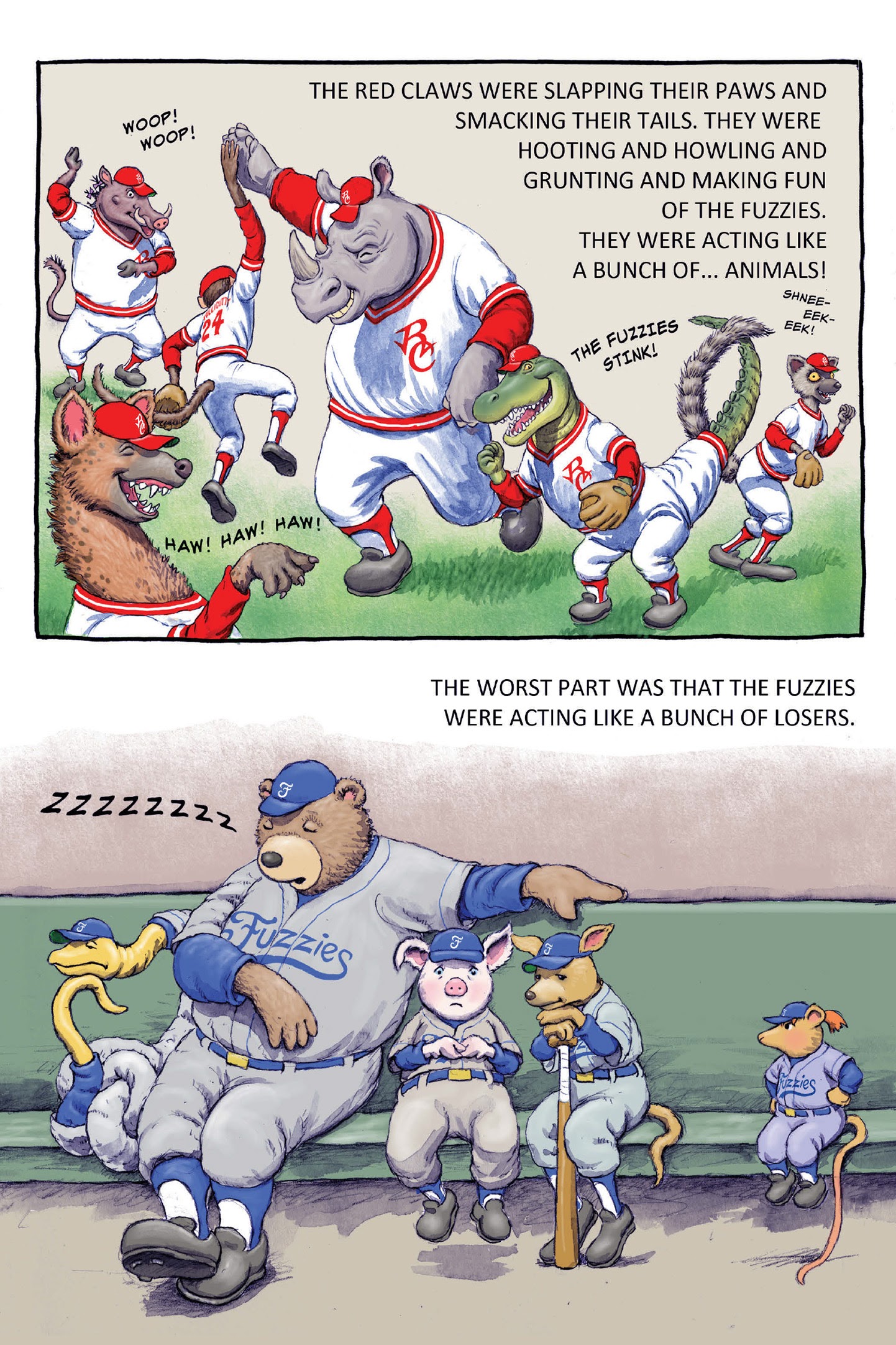 Read online Fuzzy Baseball comic -  Issue #1 - 21