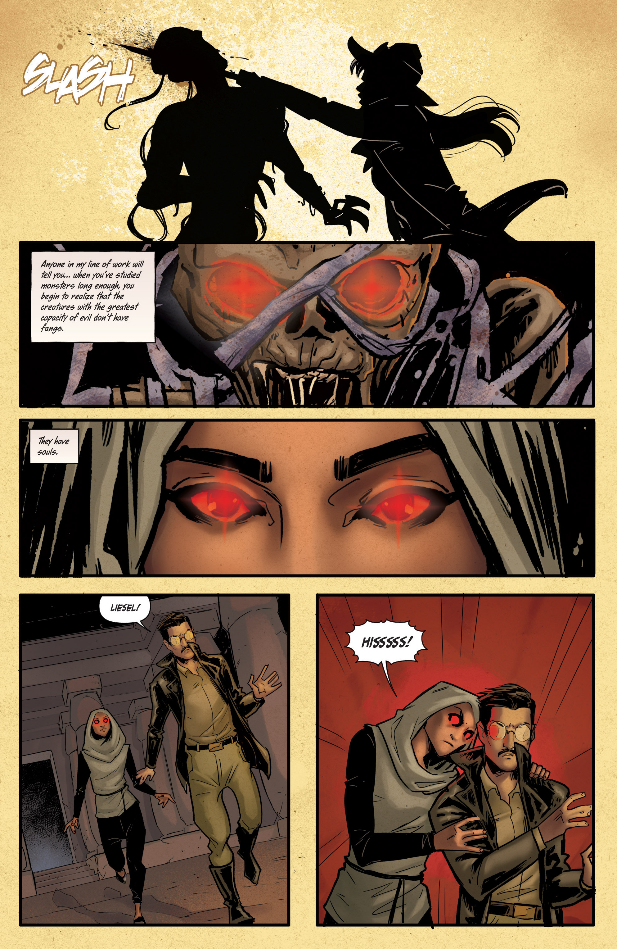 Read online Van Helsing vs The Mummy of Amun-Ra comic -  Issue #3 - 13