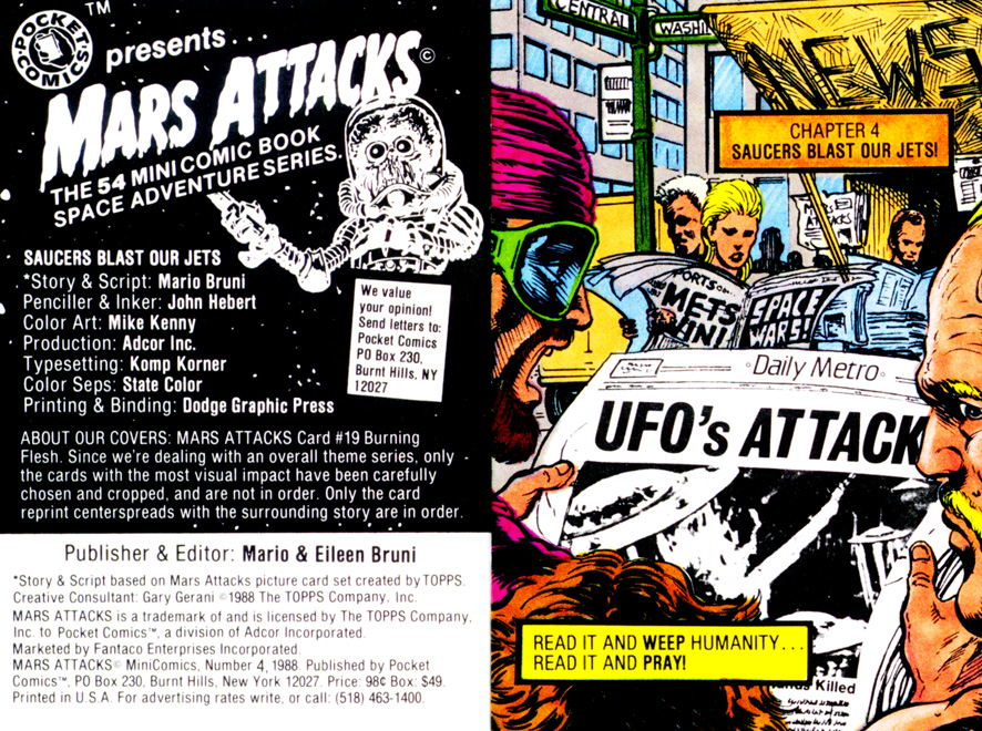 Read online Mars Attacks (1988) comic -  Issue #4 - 2