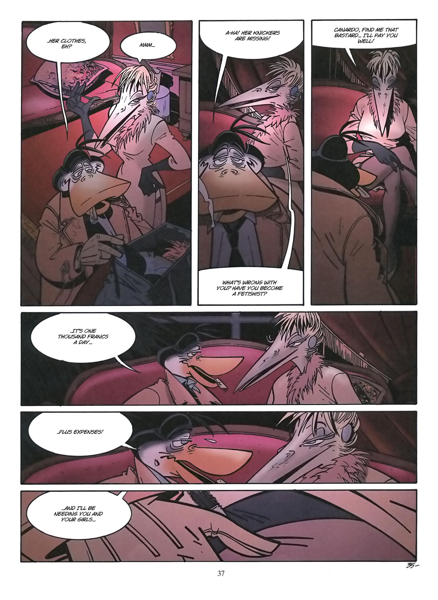 Read online Une enquête de l'inspecteur Canardo comic -  Issue #9 - 38