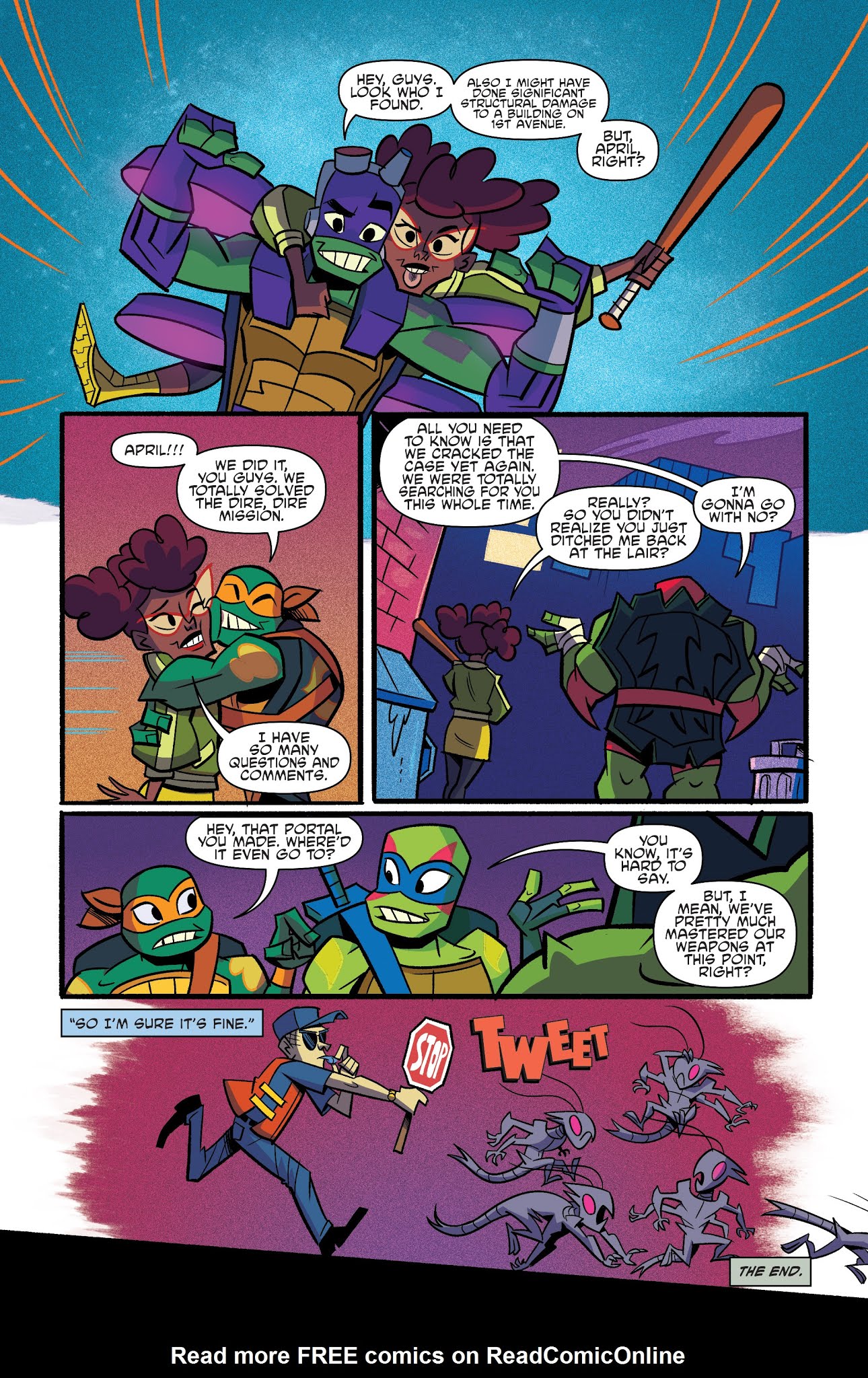 Read online Rise of the Teenage Mutant Ninja Turtles comic -  Issue #0 - 22