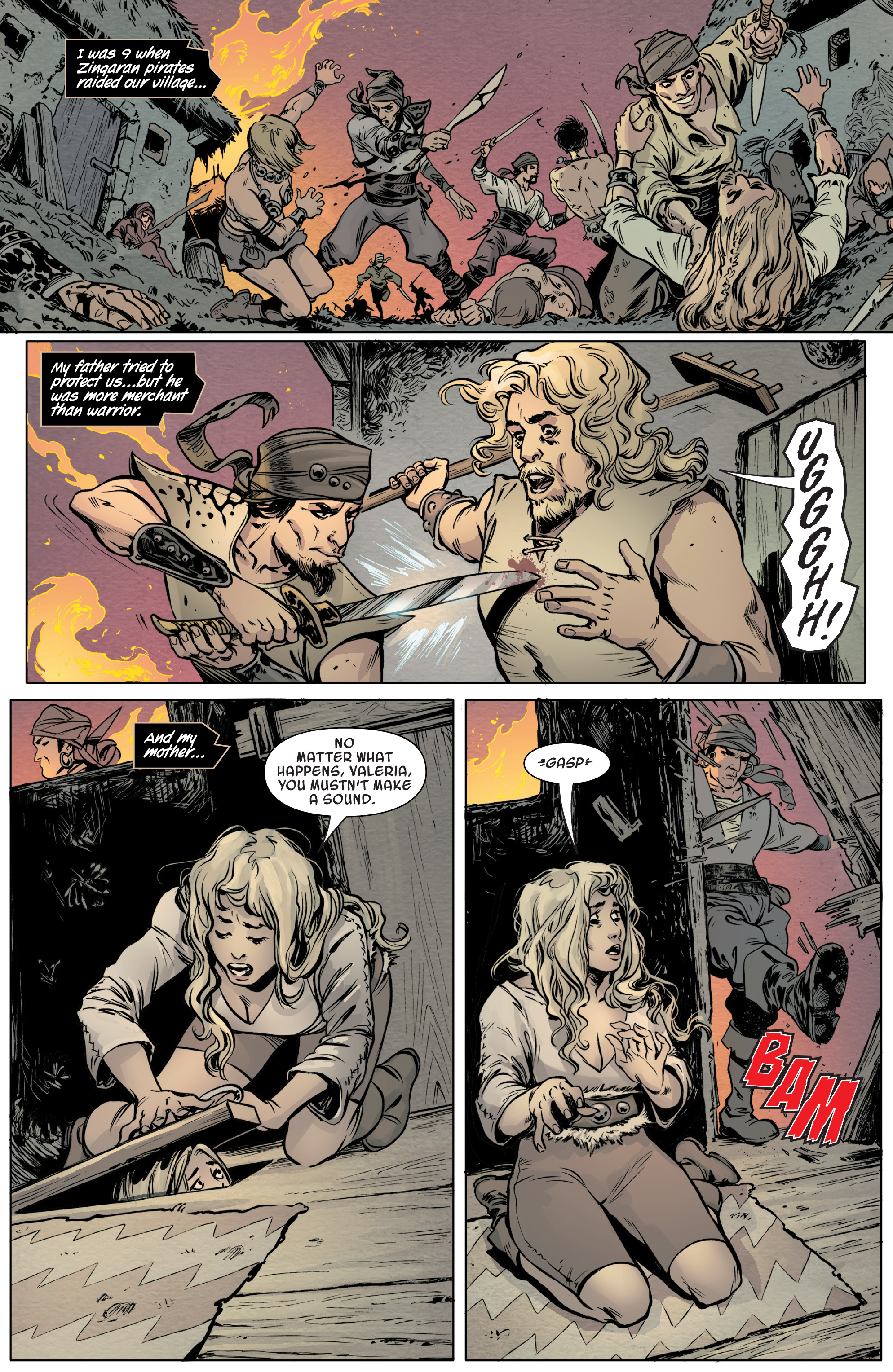 Read online Age of Conan: Valeria comic -  Issue #1 - 4